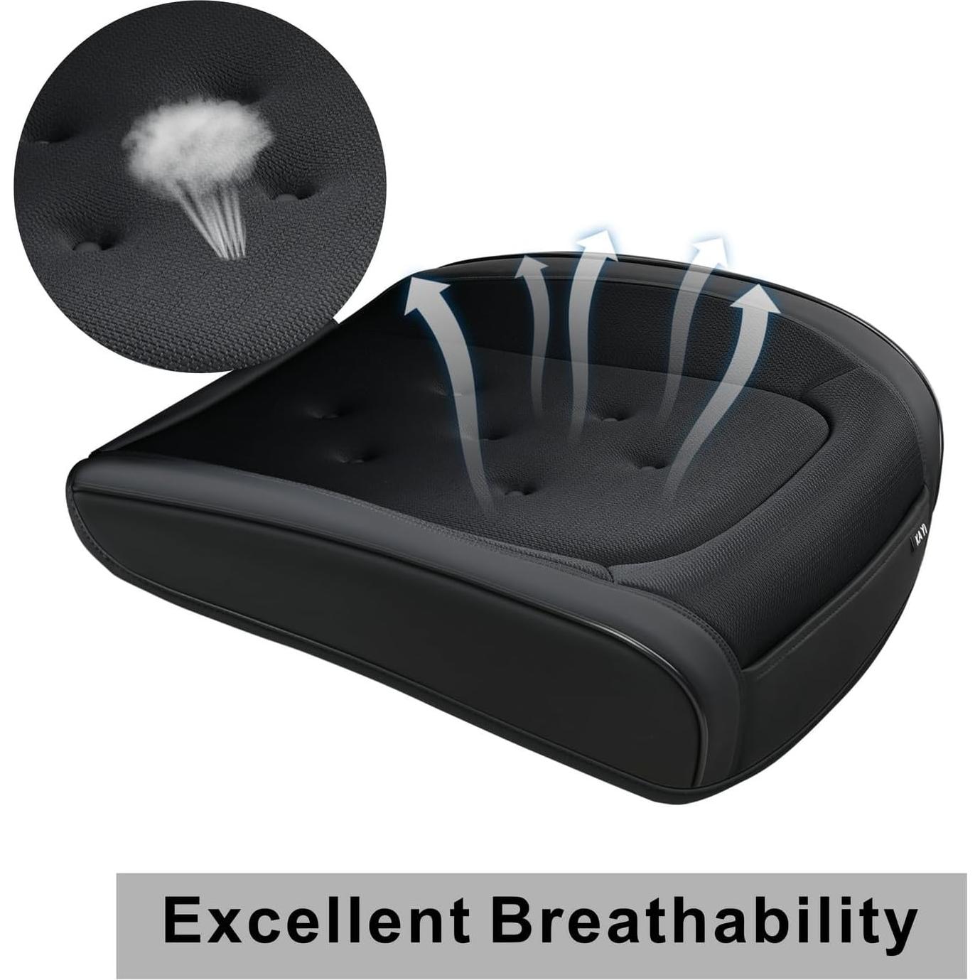 Funda de Asiento de Coche KAYI, Espuma de Memoria, Antideslizante