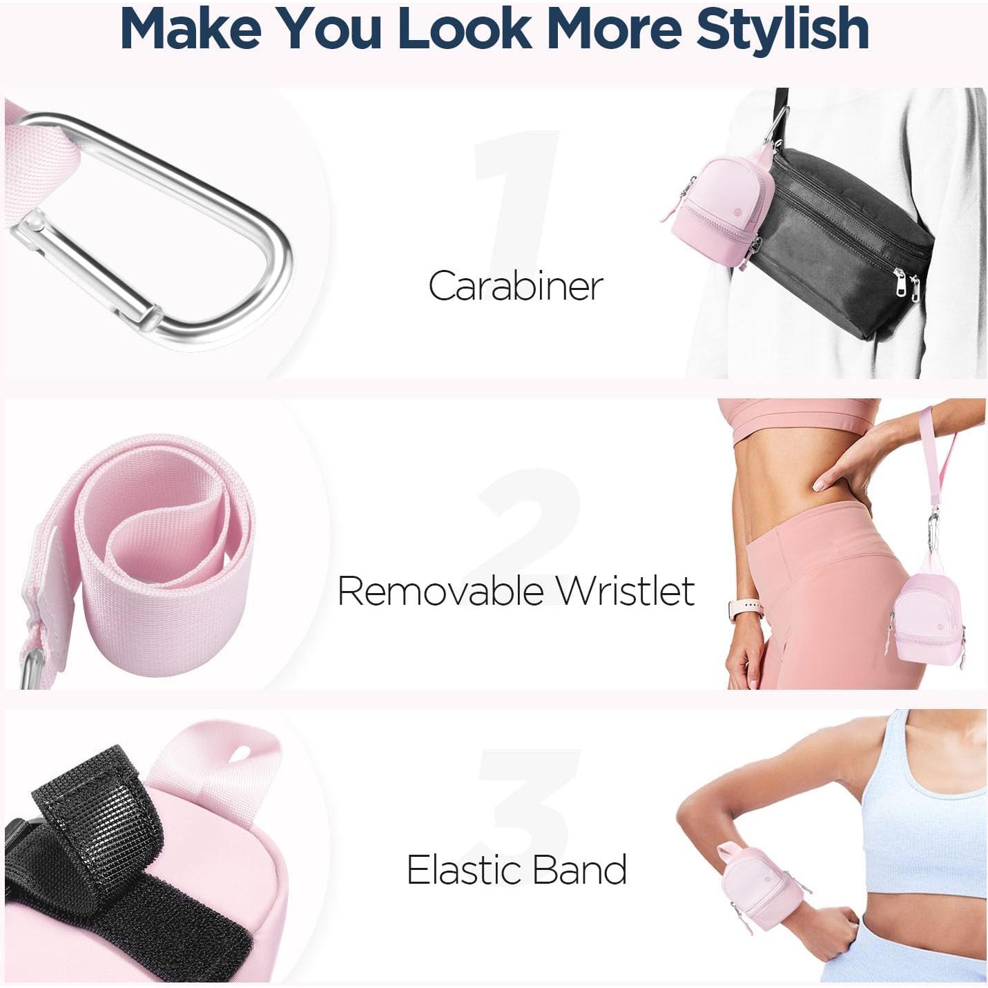 Monedero con Llavero y Muñequera Babysun LuluNano Rosa Bebé