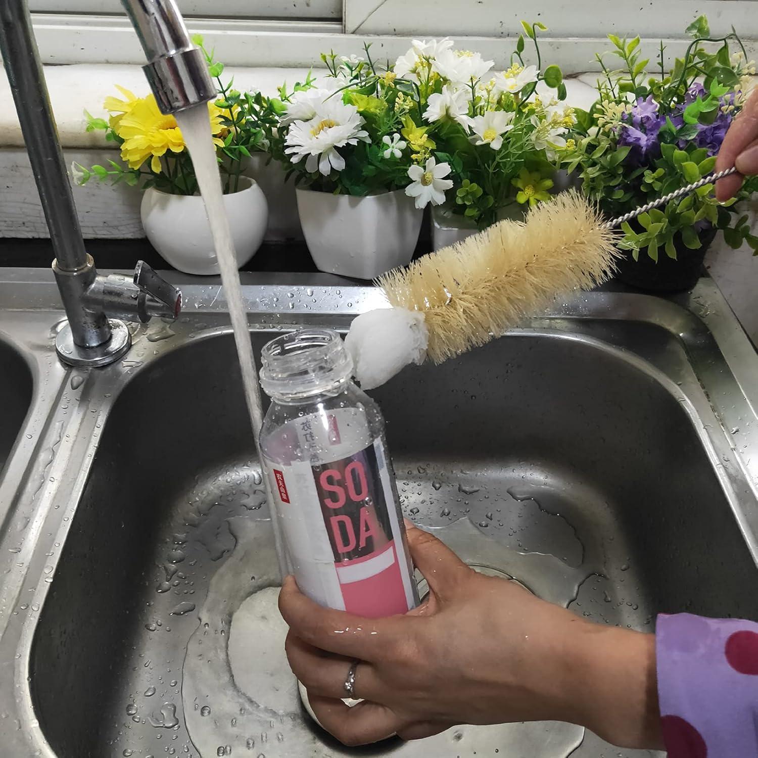 Juego de 4 cepillos de limpieza NewFerU para botellas de acero inoxidable