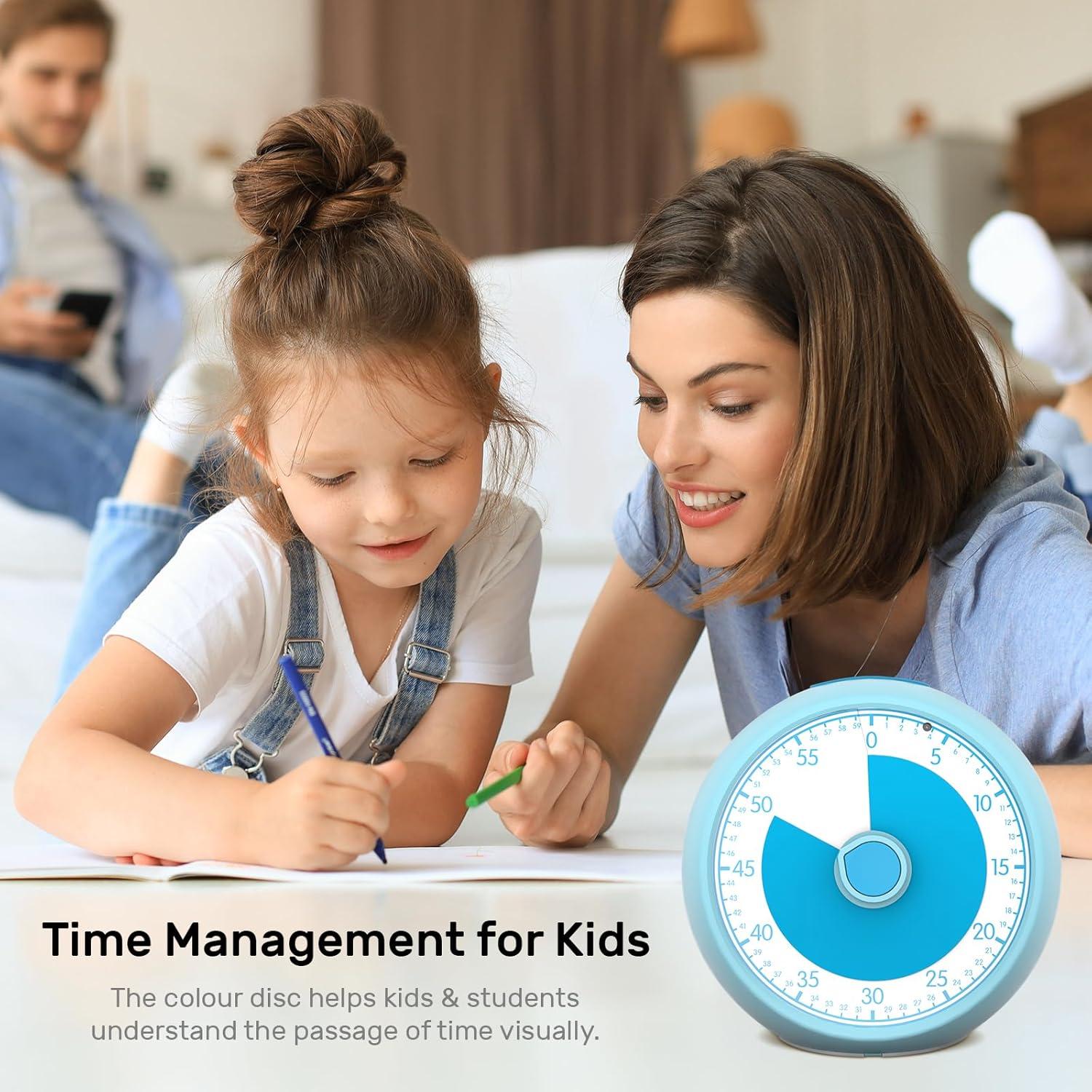 Temporizador Visual Conchstar 60 Minutos para Niños Azul