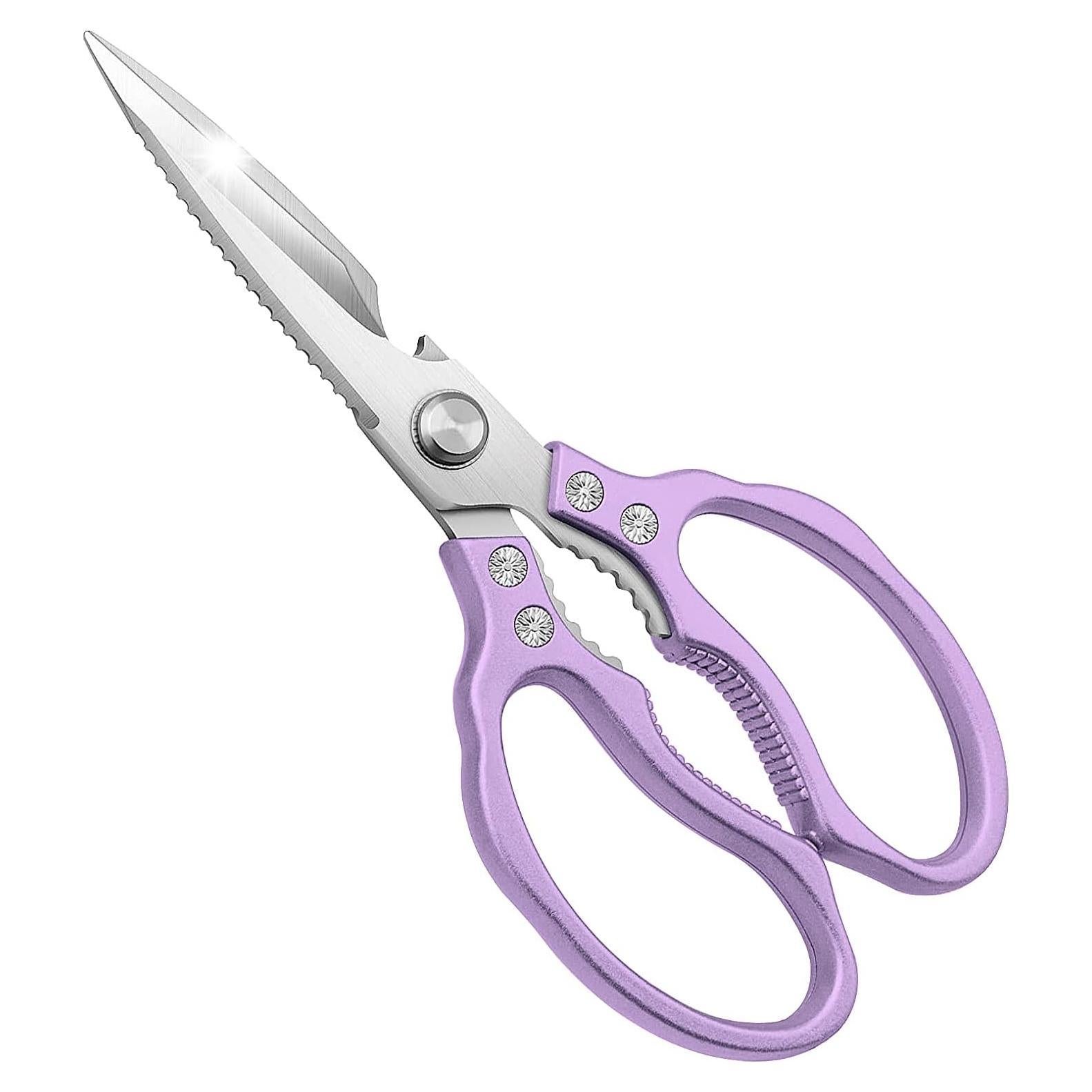 Tijeras de Cocina Multiusos CGBE Acero Inoxidable 26 cm Púrpura