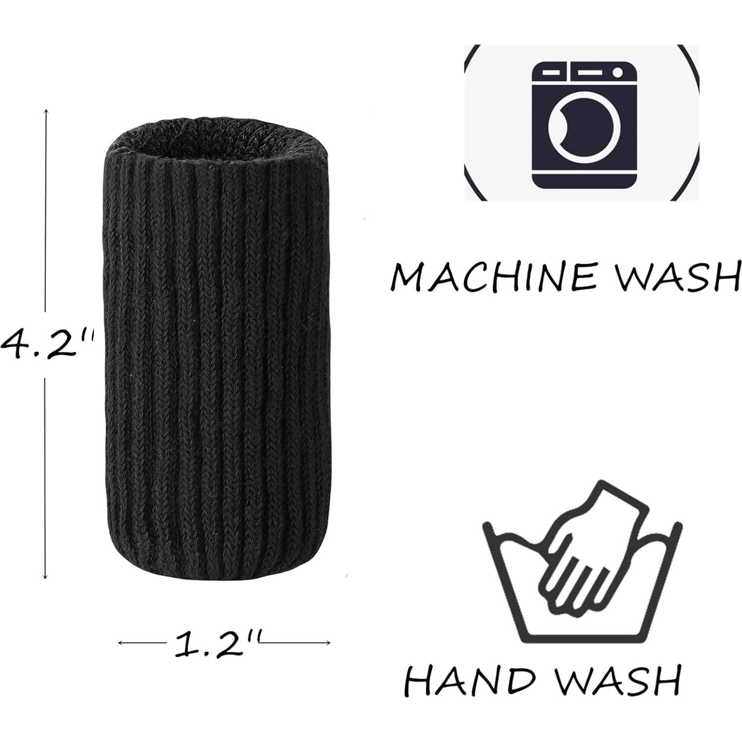 32 Calcetines Protectores para Patas de Muebles Blendnew - Negros