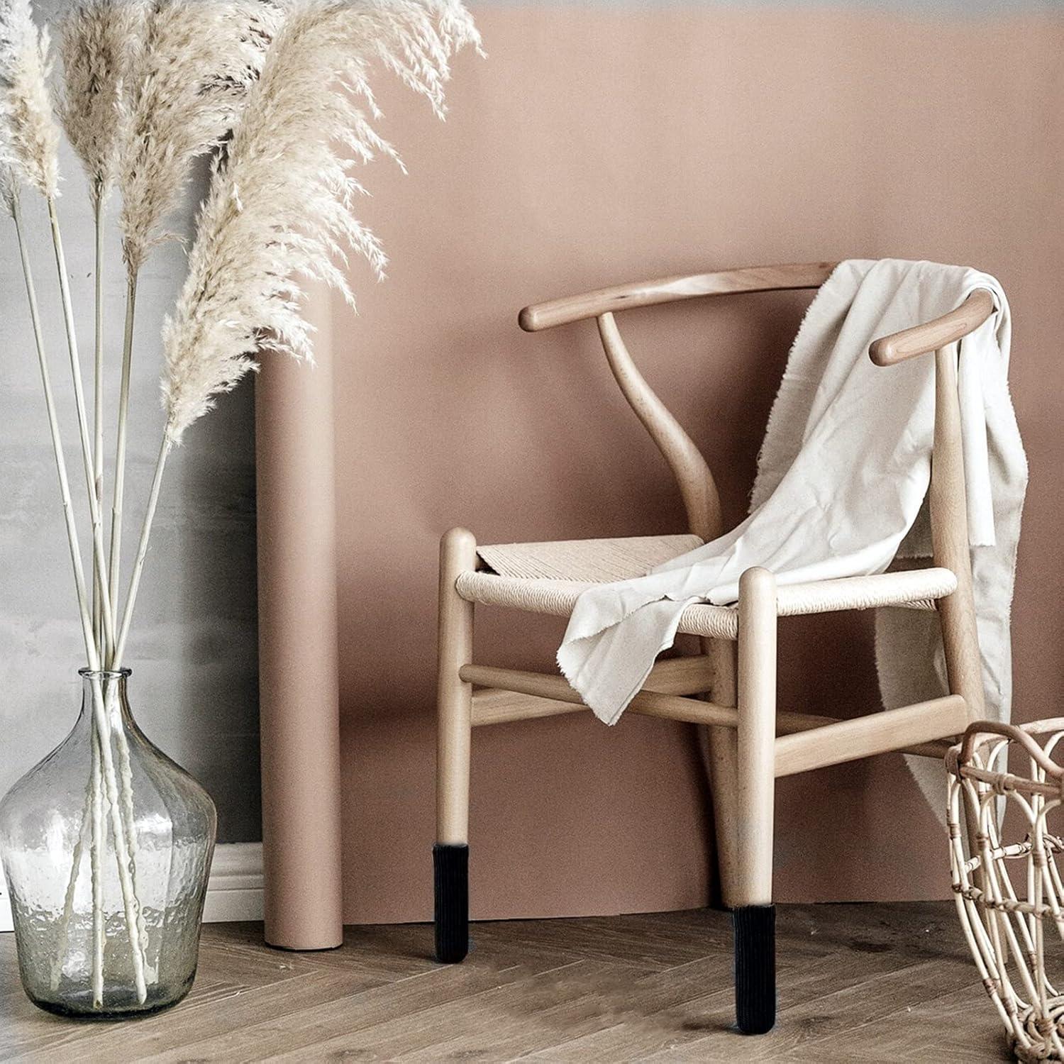 32 Calcetines Protectores para Patas de Muebles Blendnew - Negros