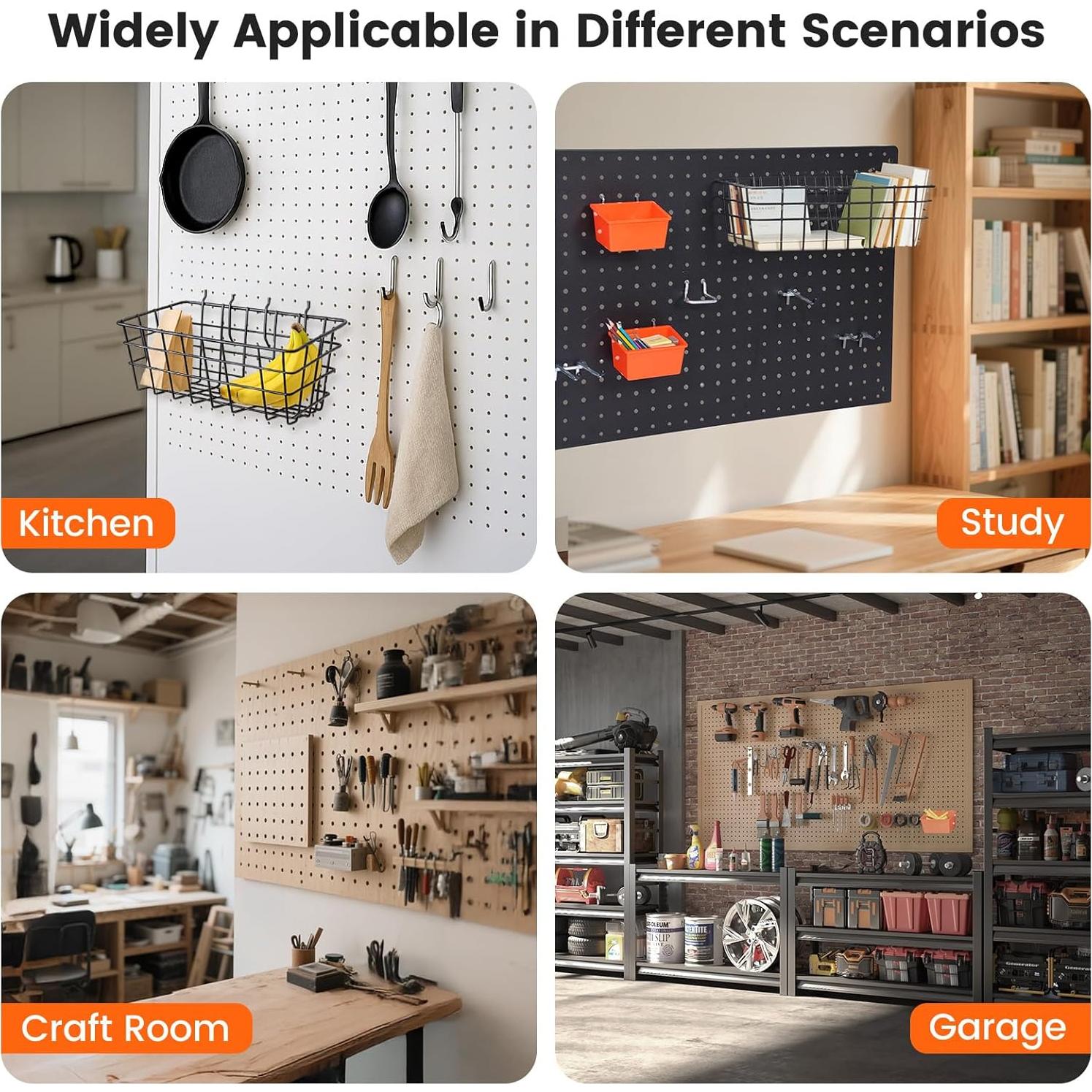 Kit de Accesorios para Tablero Perforado Enjoywood 155 PCS