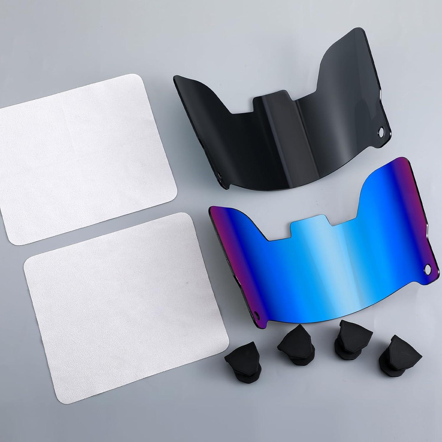 Viseras de Fútbol Kanayu 2 Pcs para Casco - Protección Ocular