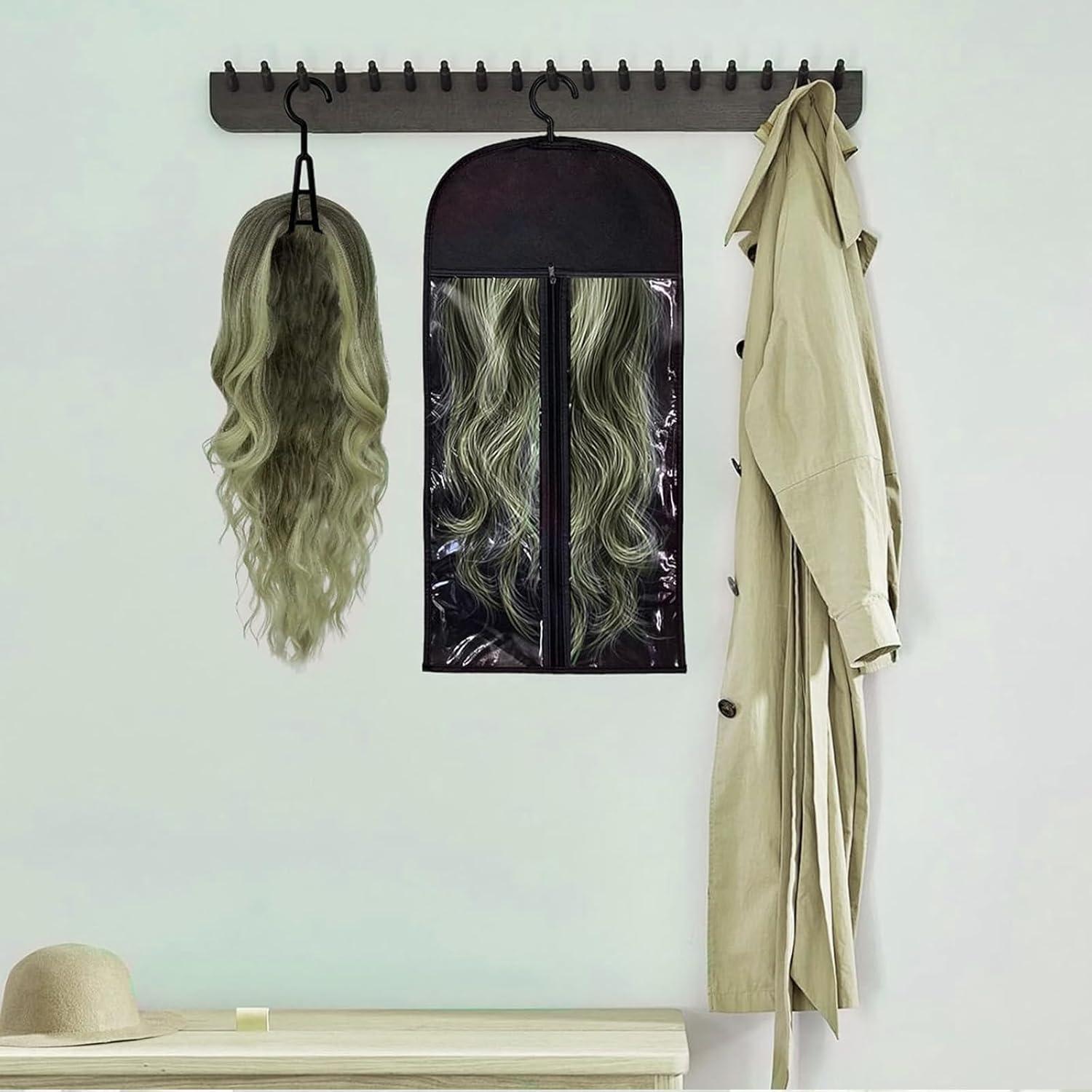 Soporte de Peluca Colgante y Bolsa de Almacenamiento Labooe