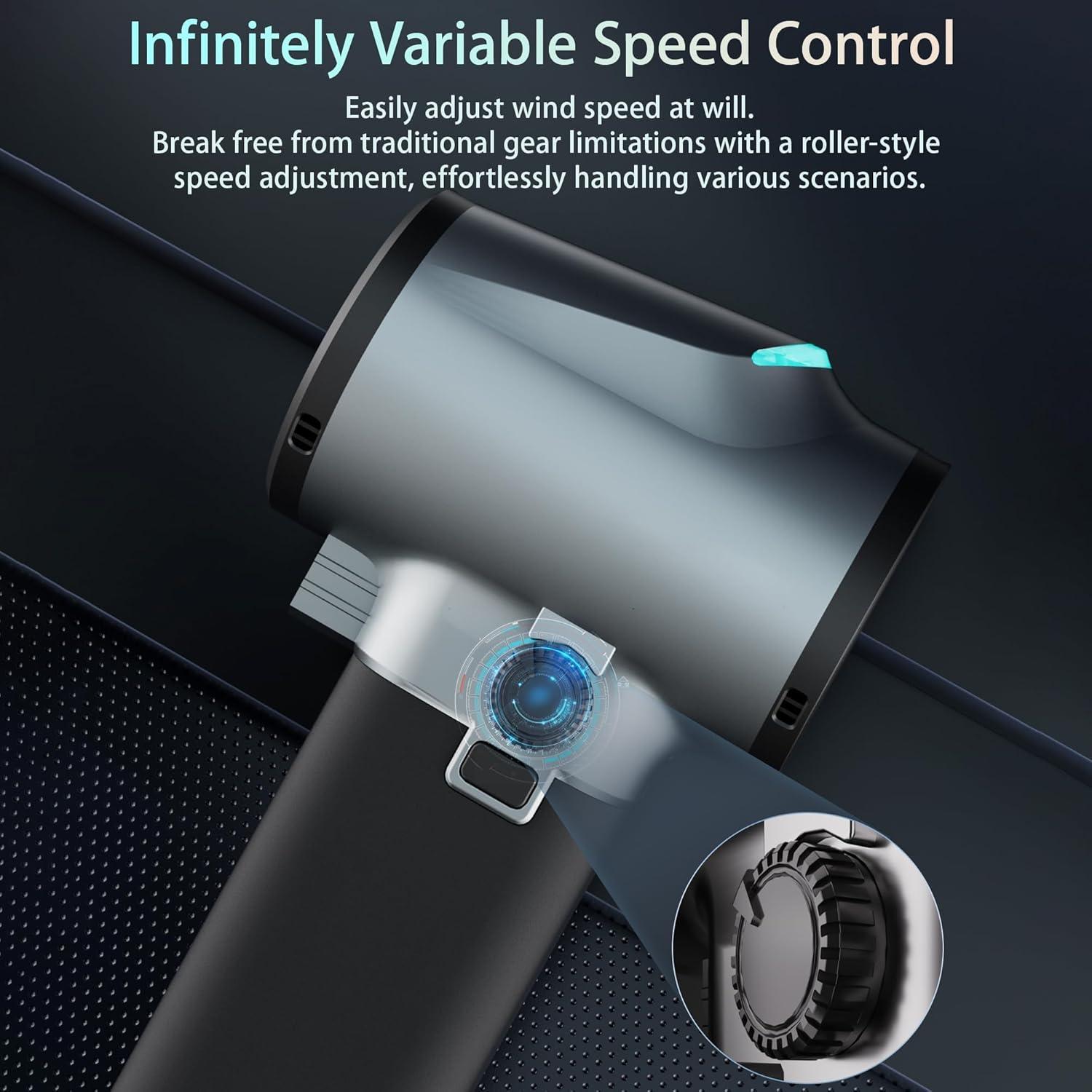 Soplador Turbo Performance Guru TF64A2 750W Portátil 1.4KG