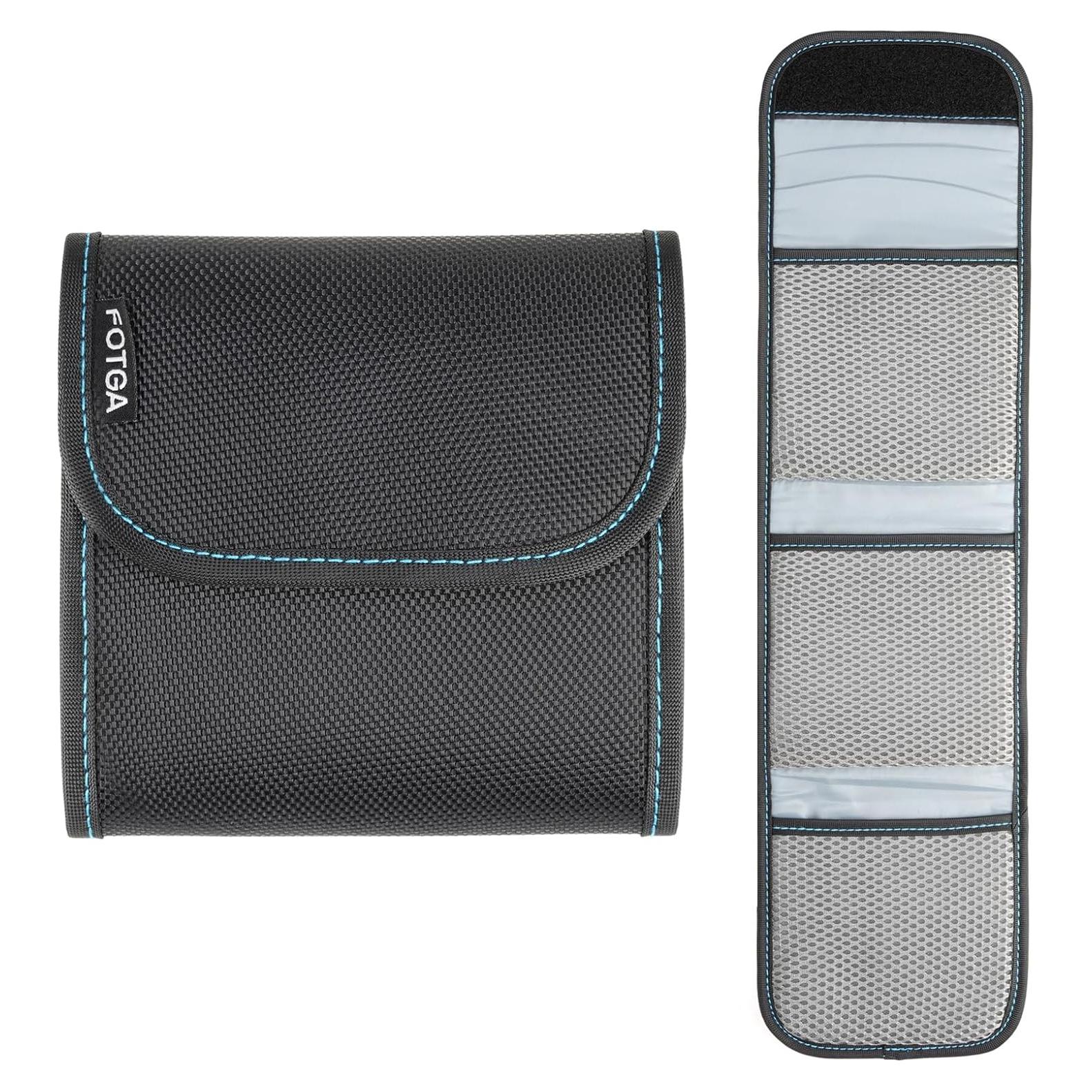 Funda de Filtros FOTGA 3 Bolsillos Impermeable 95mm