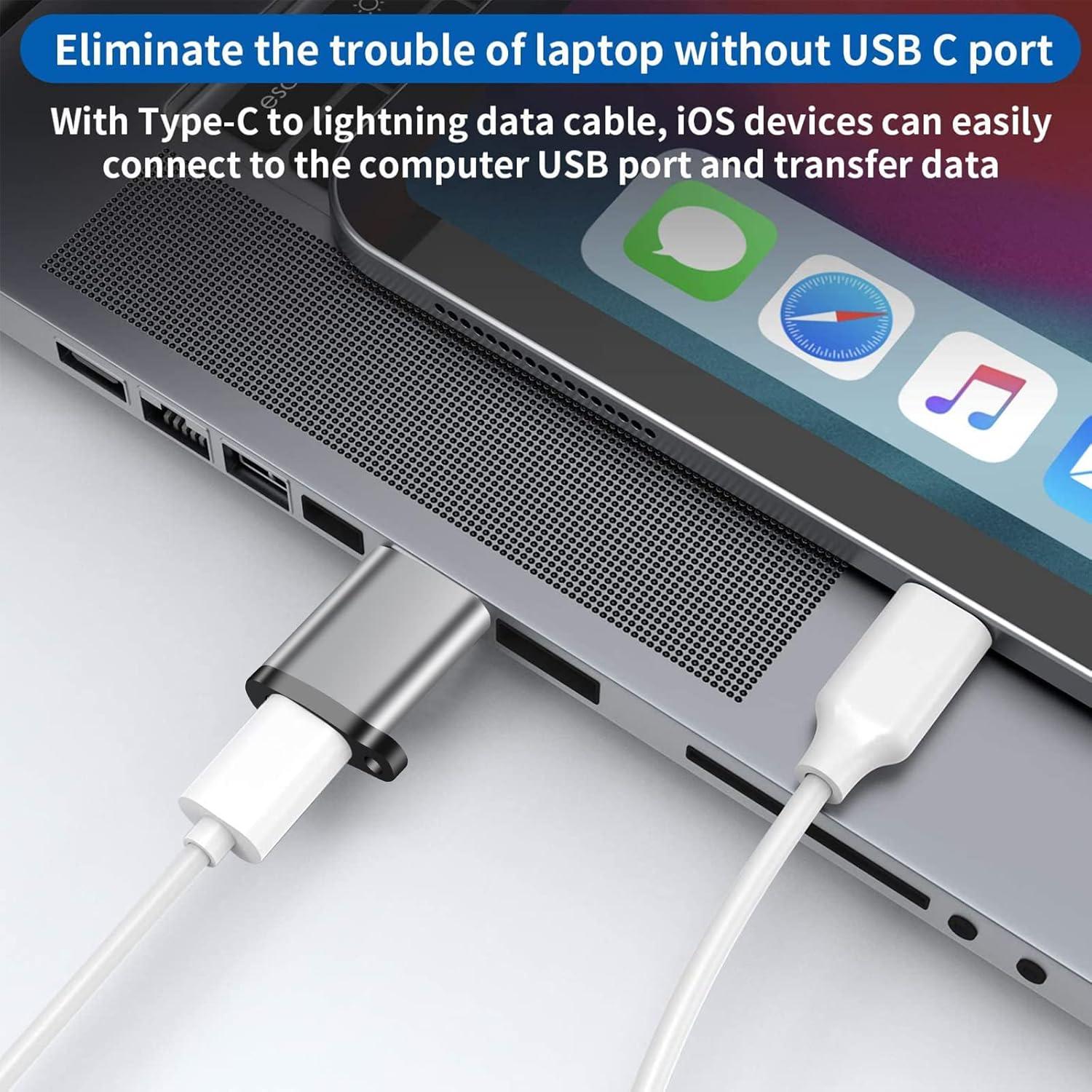 Adaptador USB a USB-C BaseNew 6 Paquetes Gris 5 Gbps