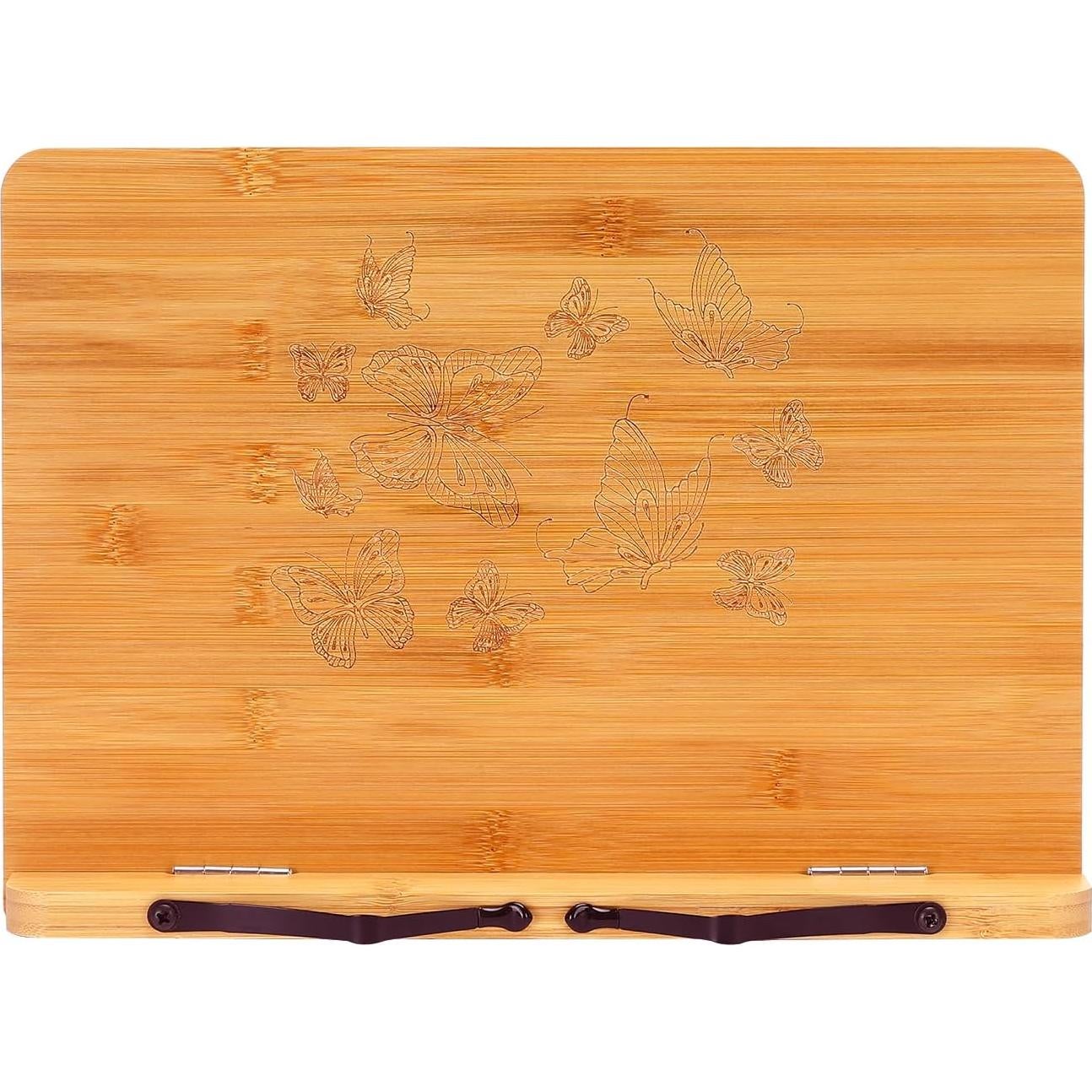 Soporte de Libro Plegable MEGREZ de Bambú 33.5 x 23.9 cm