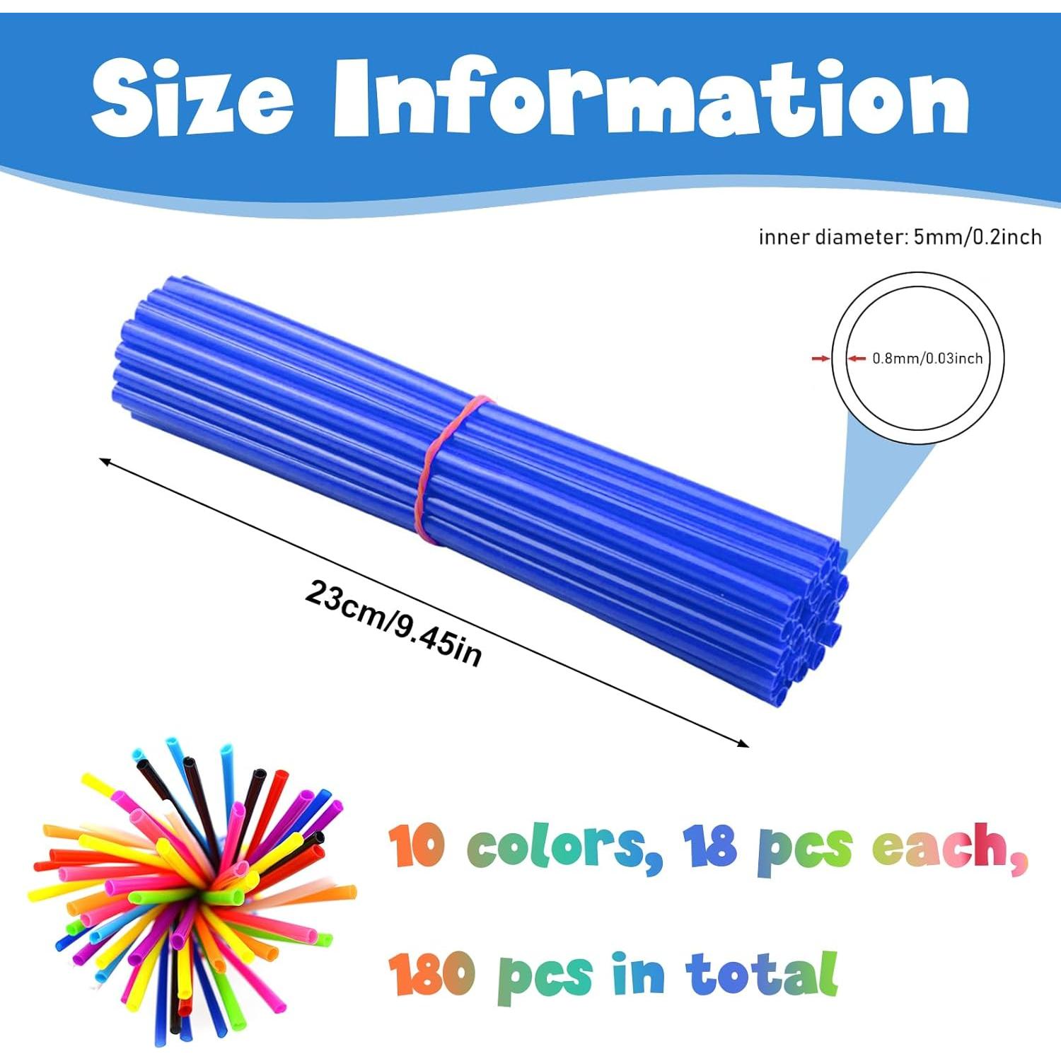 180 Fundas para Radios de Bicicleta DXMWWTP - 10 Colores