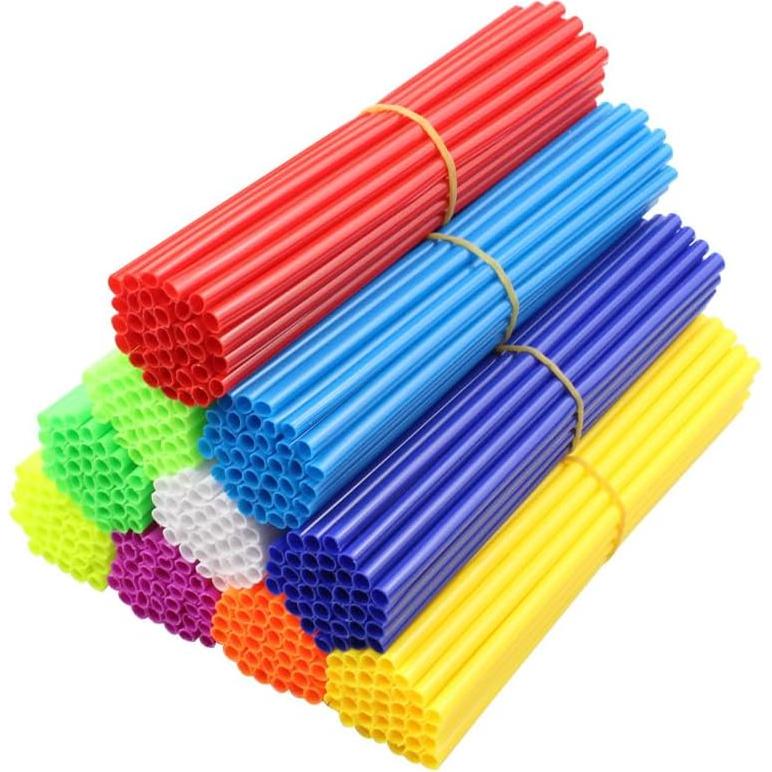 180 Fundas para Radios de Bicicleta DXMWWTP - 10 Colores