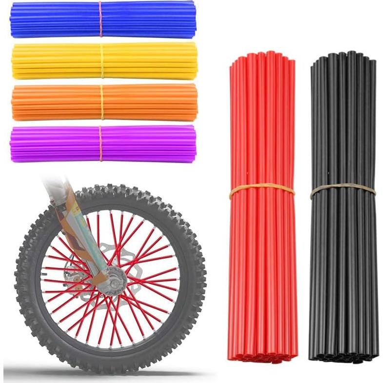 180 Fundas para Radios de Bicicleta DXMWWTP - 10 Colores