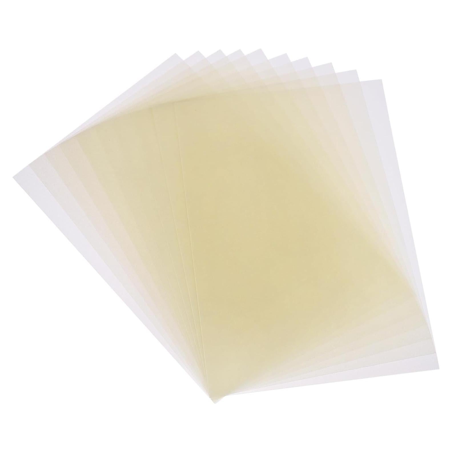 Hojas de Plástico Retráctil MECCANIXITY 10 Pcs Dorado 21x29.7 cm