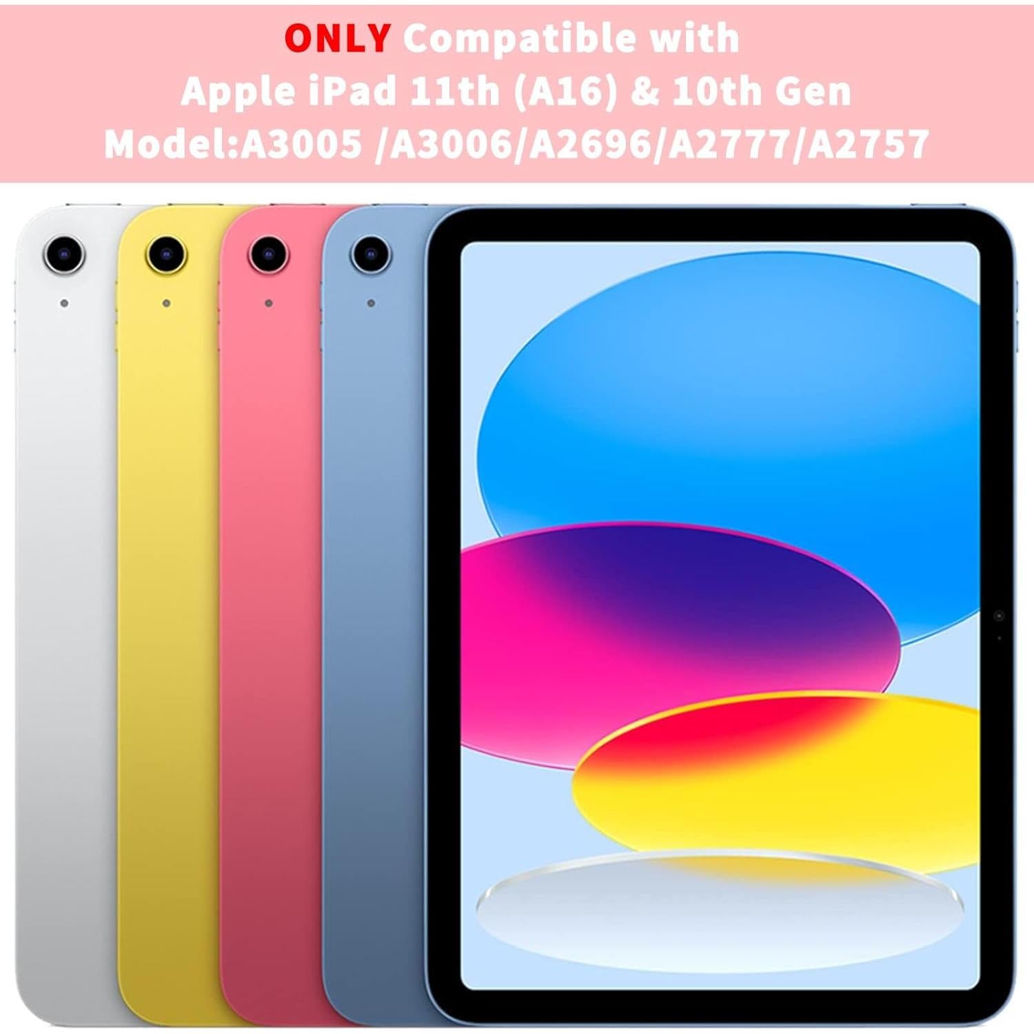 Funda Teclado GGH con Trackpad para iPad 11" y 10" Oro Rosa