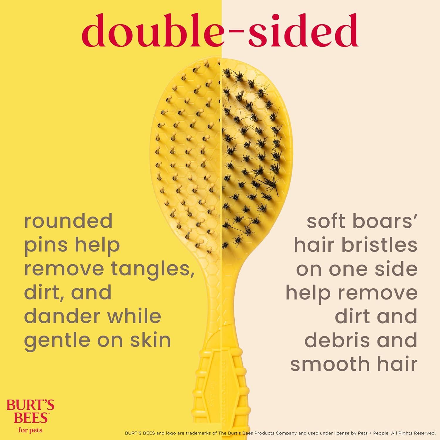 Cepillo Doble Cara Burt's Bees para Perros Grandes 22.86 cm