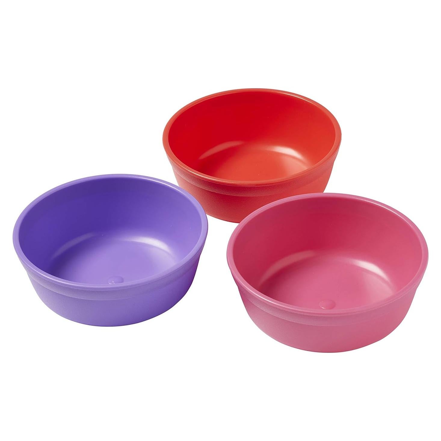 Tazones de Comida ECR4Kids ELR-18100-BE - Set de 3, Libre de BPA