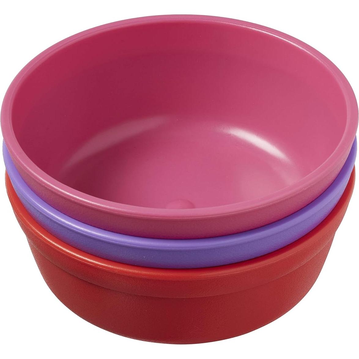 Tazones de Comida ECR4Kids ELR-18100-BE - Set de 3, Libre de BPA