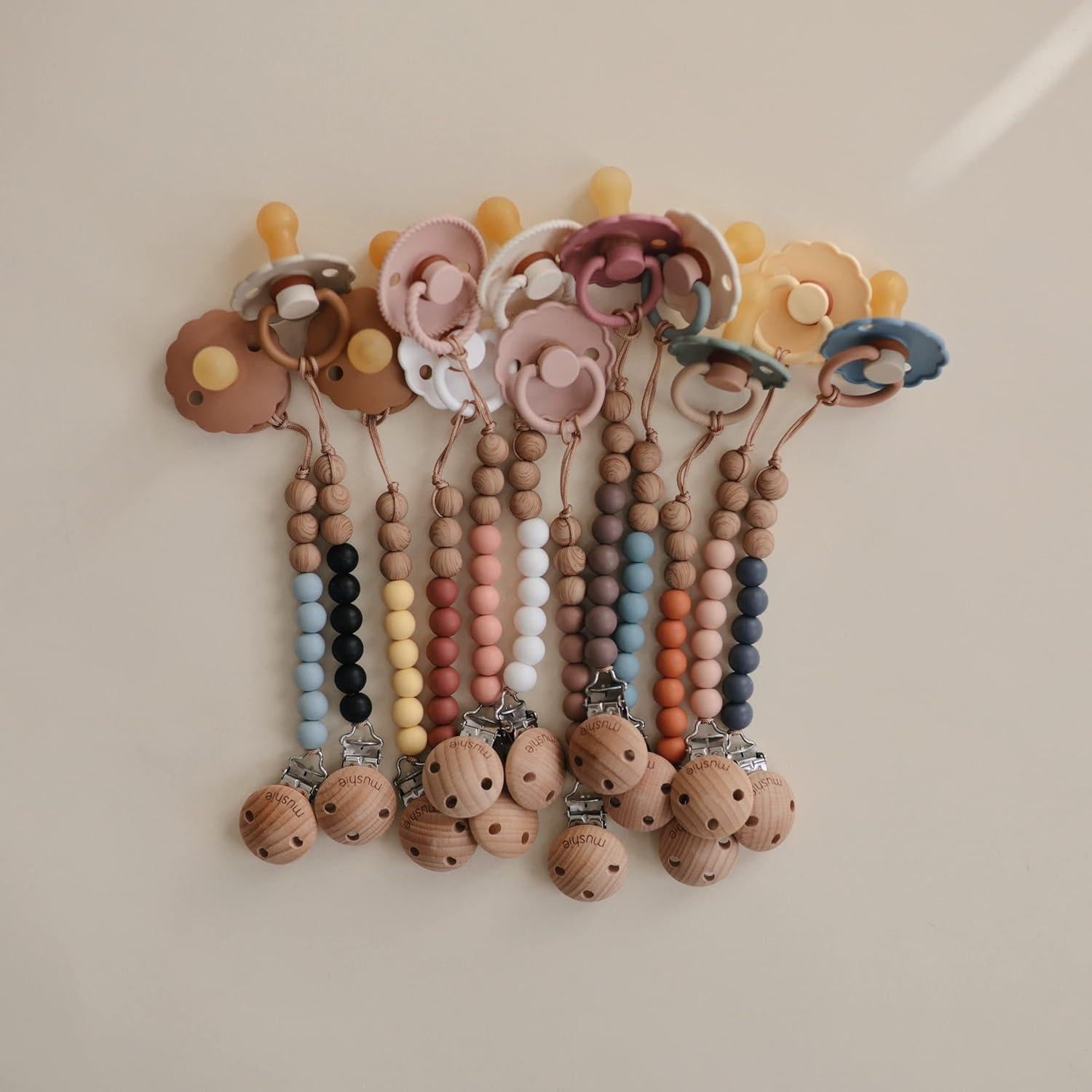 Chupete de Goma Natural FRIGG Daisy 0-6 Meses 2-Pack Libre BPA