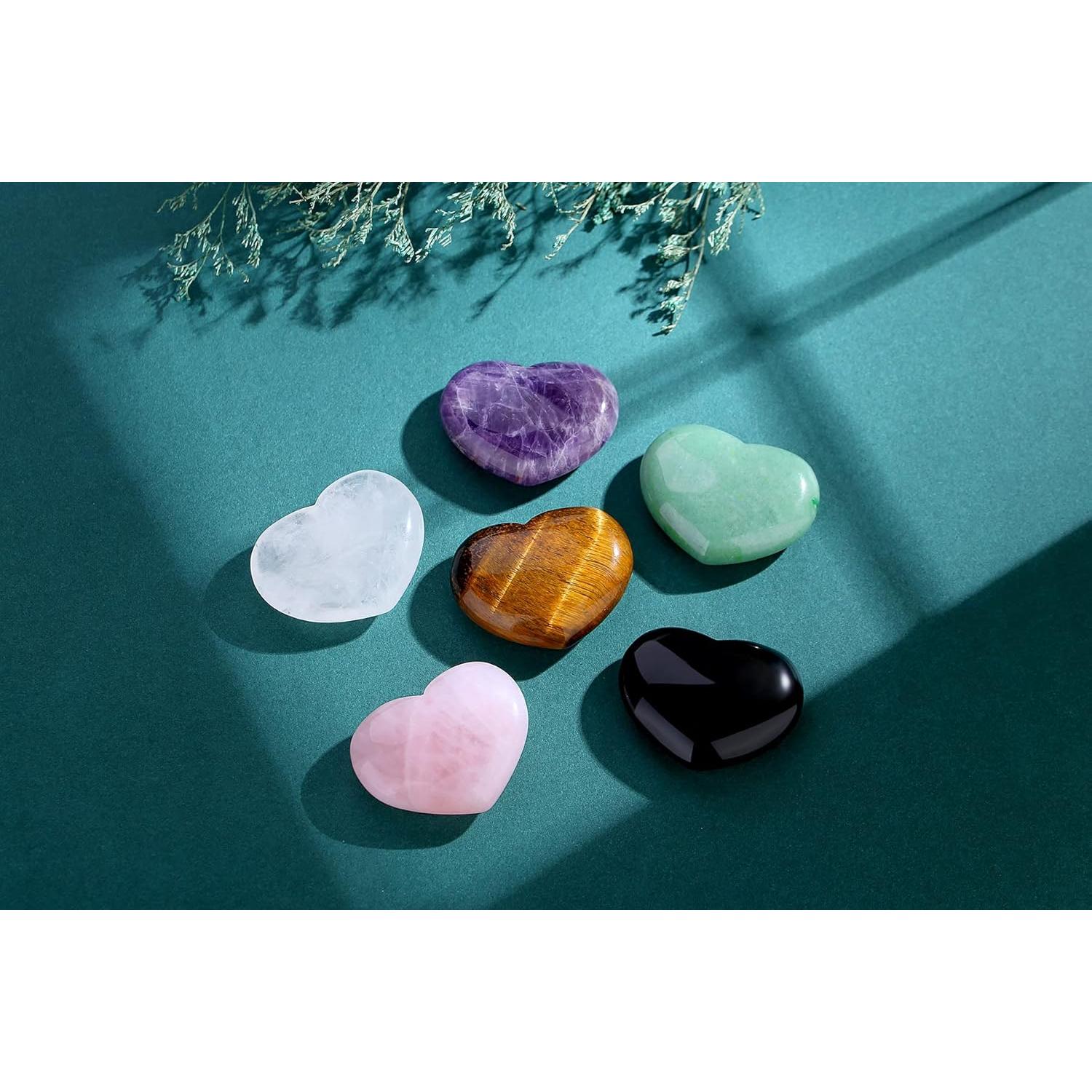 Piedra Corazón de Cuarzo Rosa 4.57 cm - Sanación y Meditación