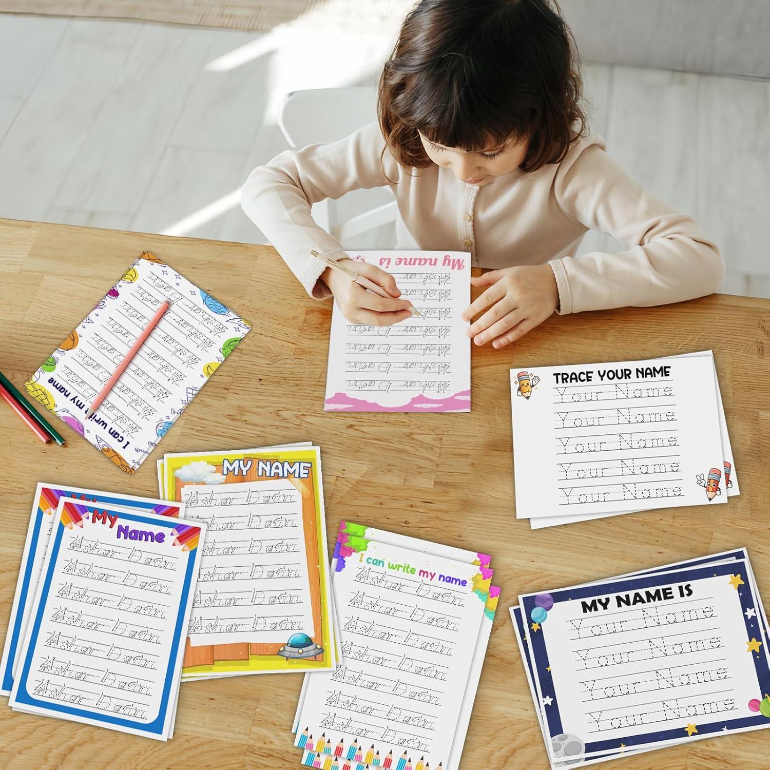 Papel A4 Personalizado para Trazado de Nombres UBJVA