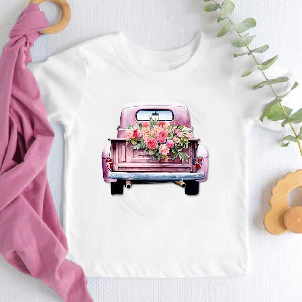 4 Parches de Hierro JATOMSSM Flor Mariposa Vinilo Transferencia