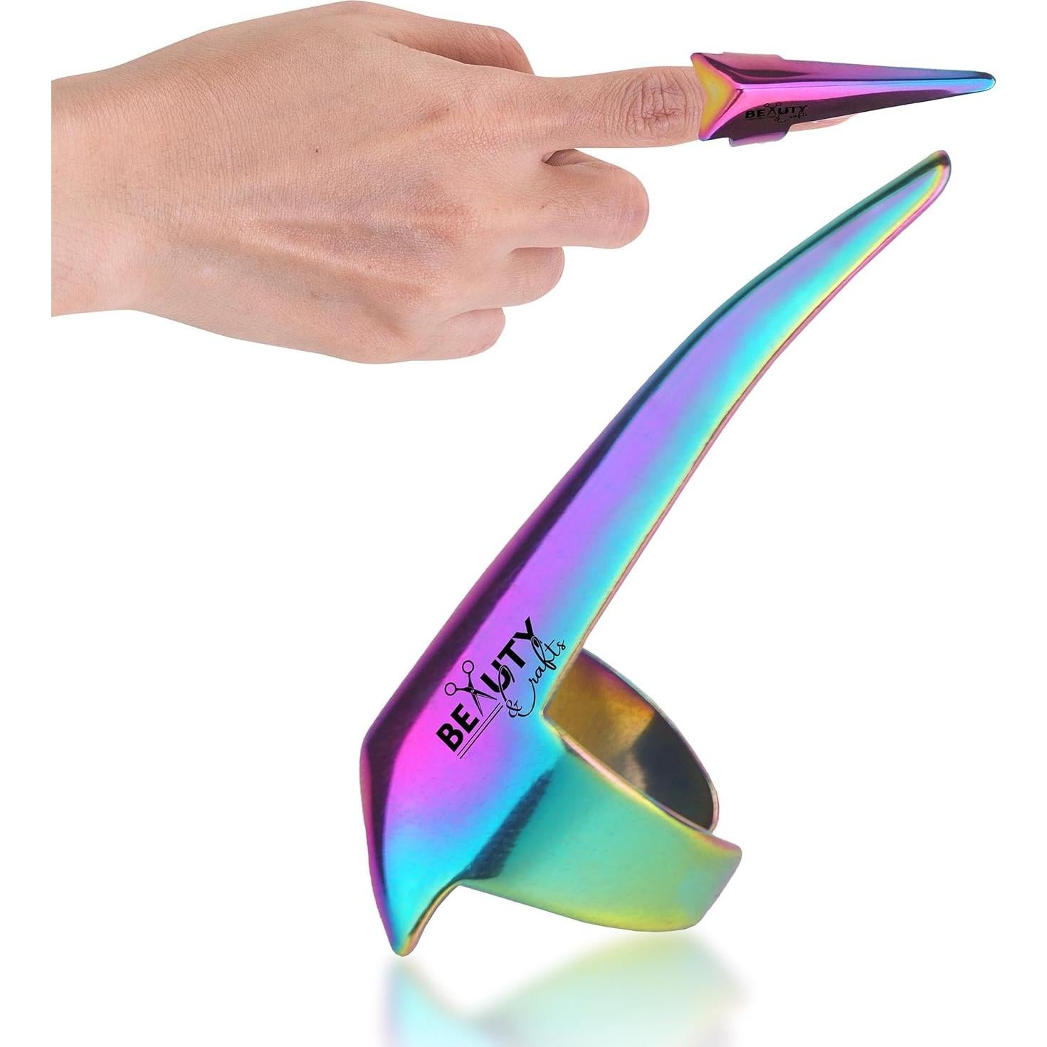 Anillo de Partición de Cabello Beauty & Crafts - Acero Inoxidable