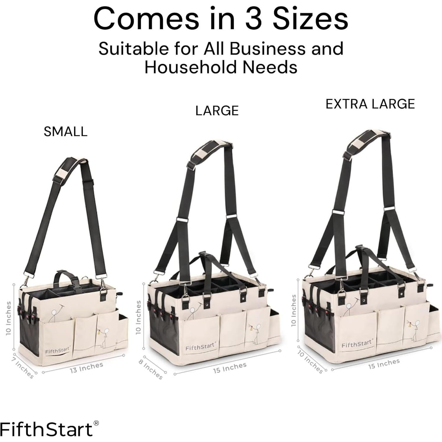 Caddy de Limpieza FifthStart Beige Pequeño 29x15.5x25 cm