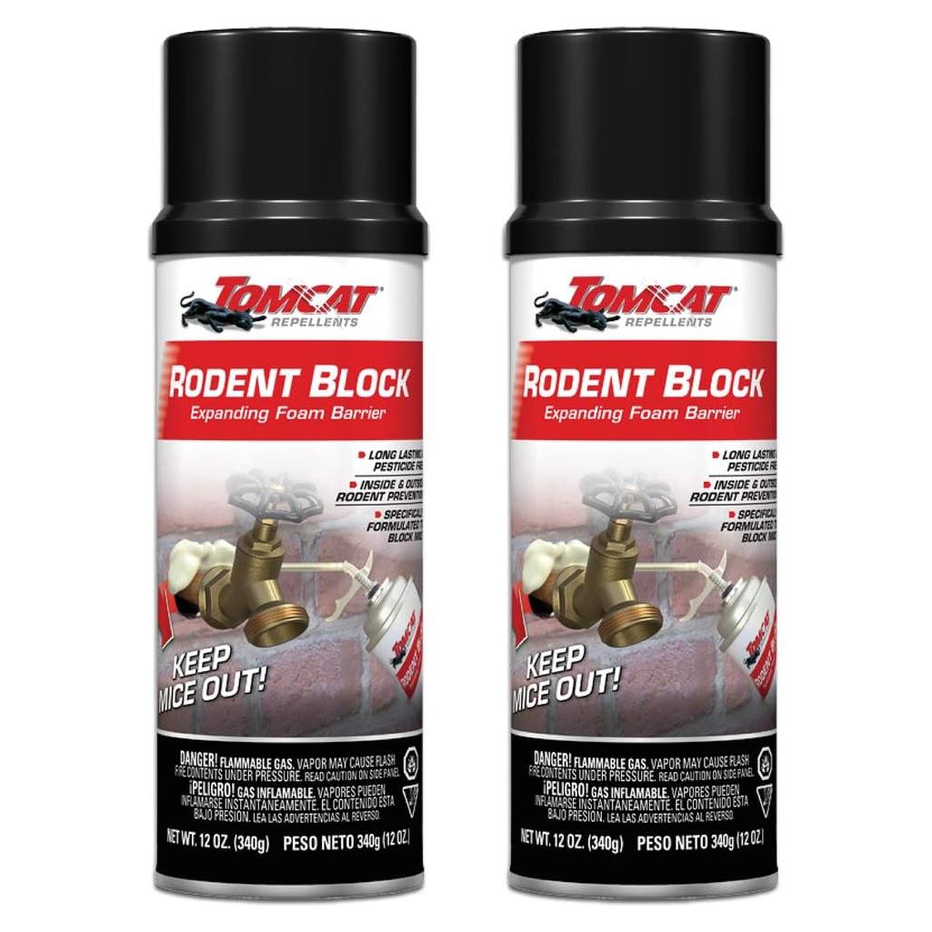 Bloqueador de Roedores Tomcat Espuma Expandible 2x340g