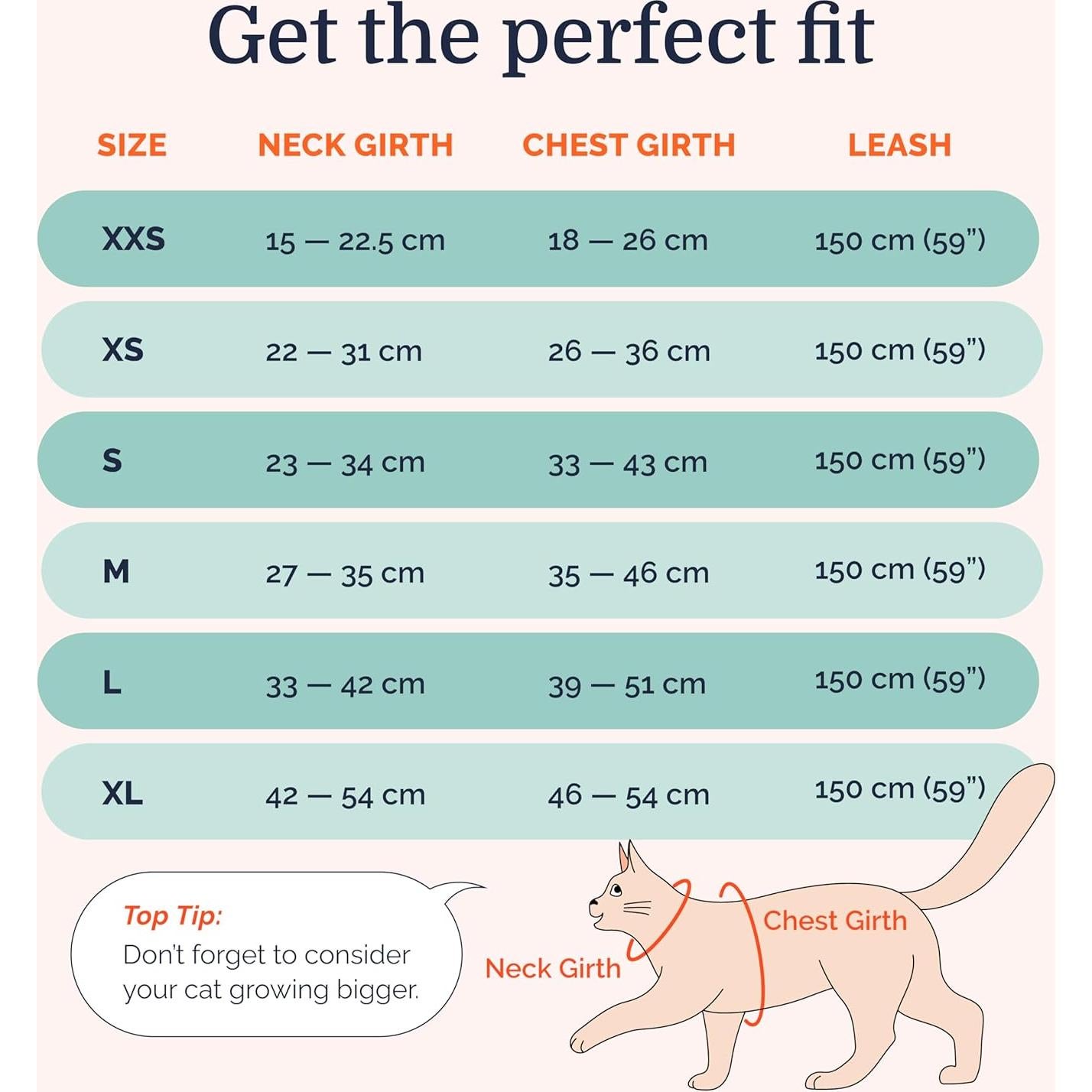 Conjunto Arnés y Correa para Gato Hepper XXS Negro Reflectante