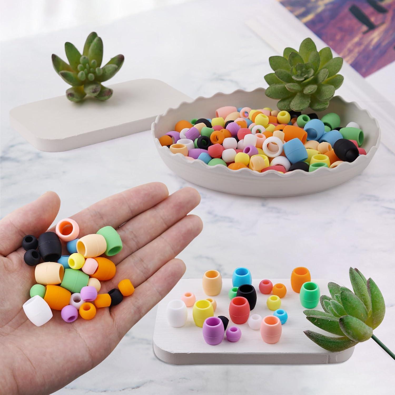 100 Perlas de Silicona para Cabello Jyukan - Accesorios Coloridos