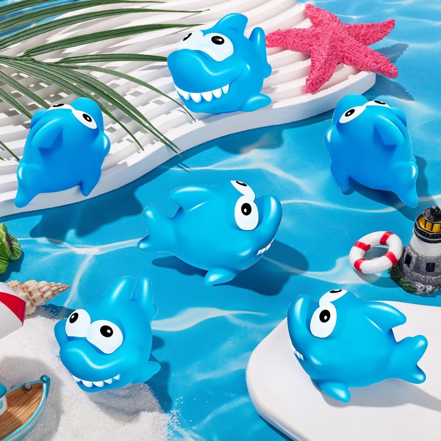 25 Juguetes de Baño Tiburones de Goma KFPPLXQ 5 cm