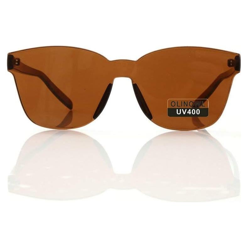 Gafas de sol grandes sin montura OLINOWL unisex UV400