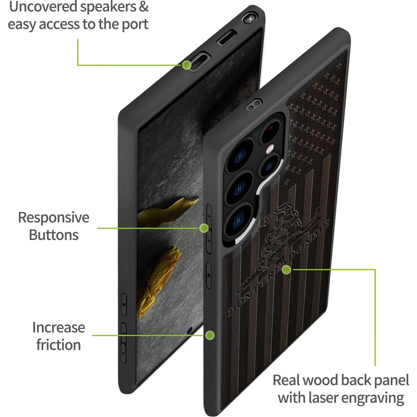 Funda de Madera Carveit para Samsung Galaxy S25 Ultra - Diseño Único