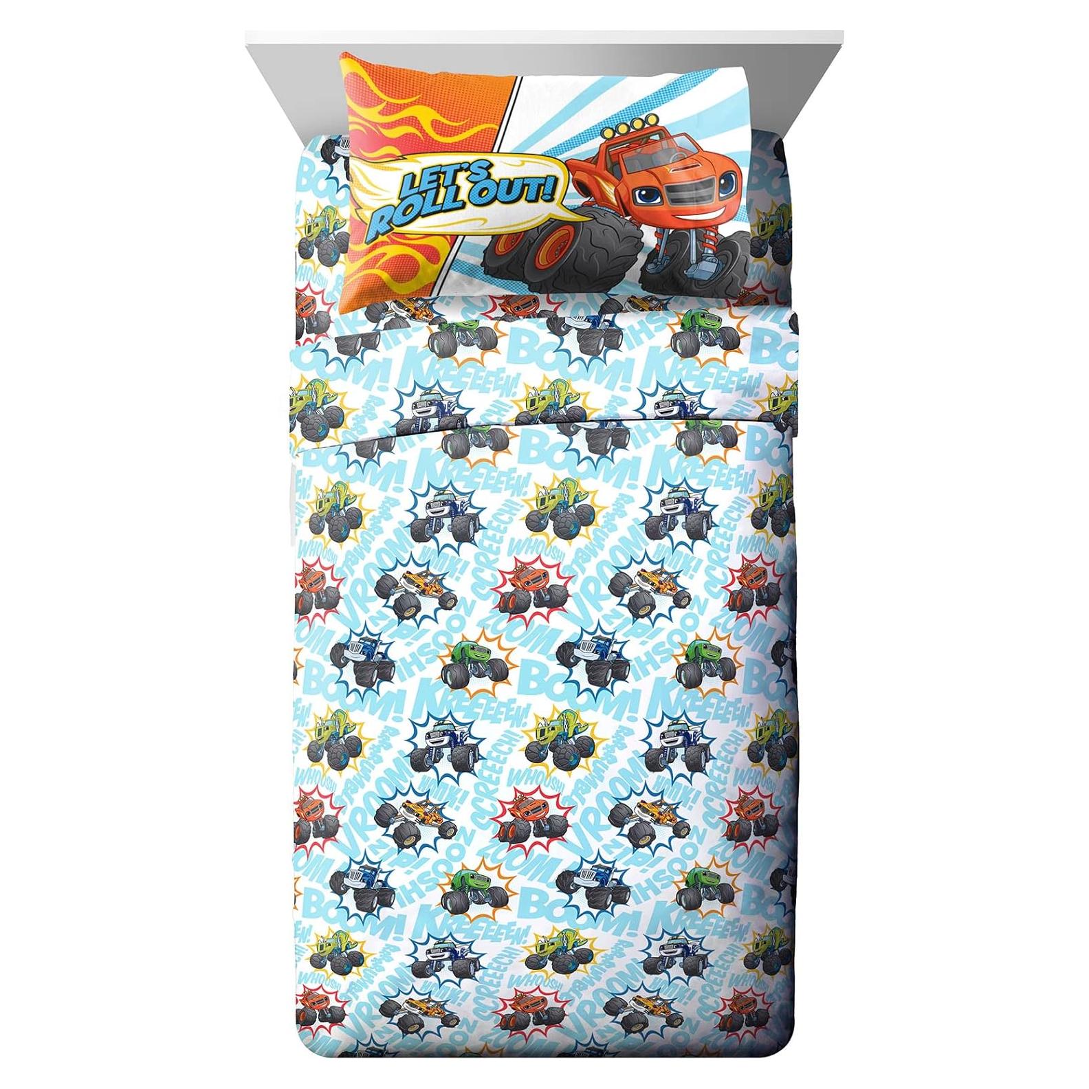 Juego de Sábanas Twin Jay Franco Blaze 3 Piezas Microfibra