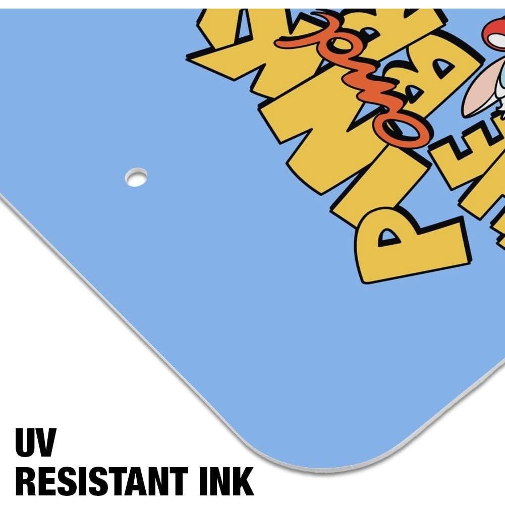 Señal de Oficina Pinky y Cerebro 30.5x45.7cm Plástico