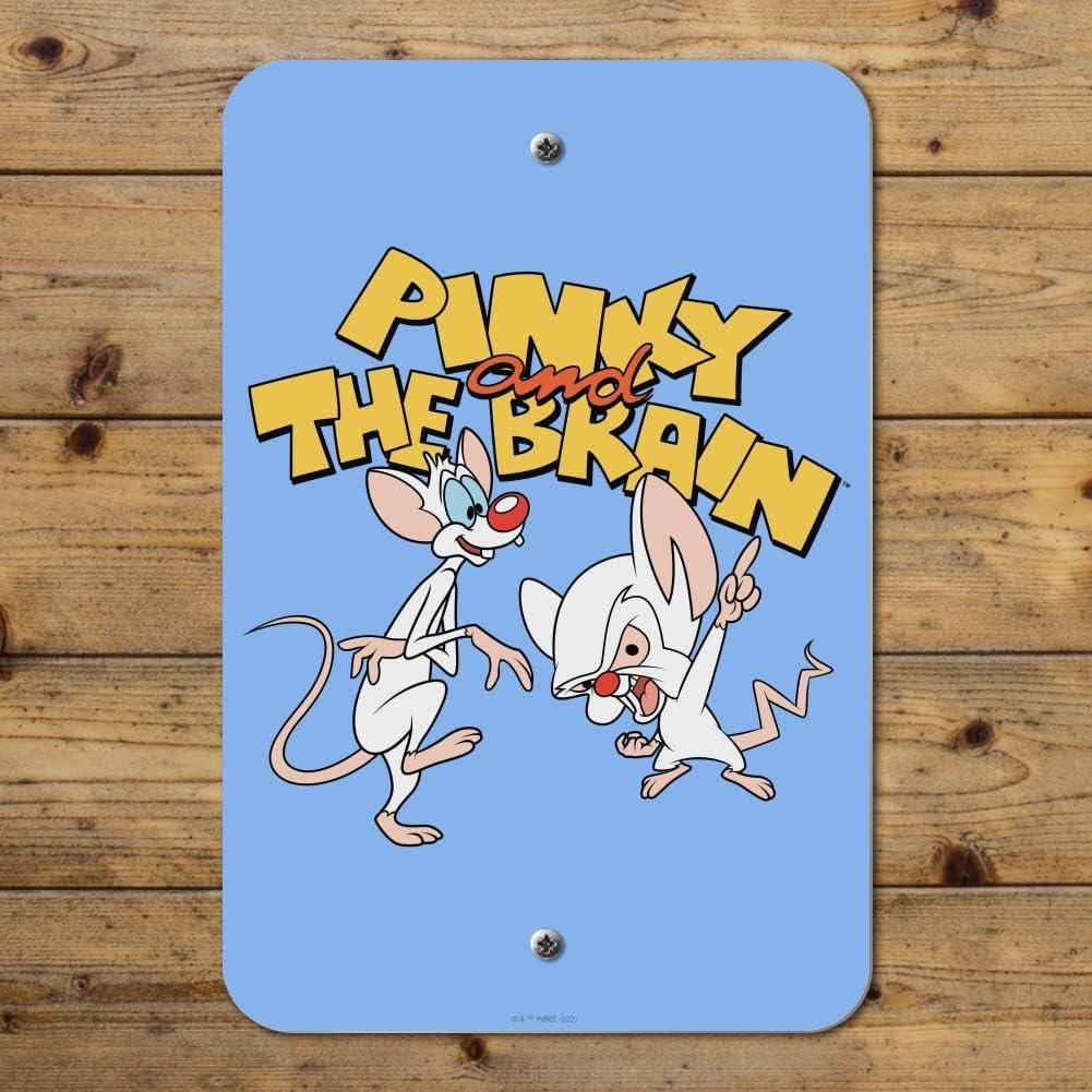 Señal de Oficina Pinky y Cerebro 30.5x45.7cm Plástico