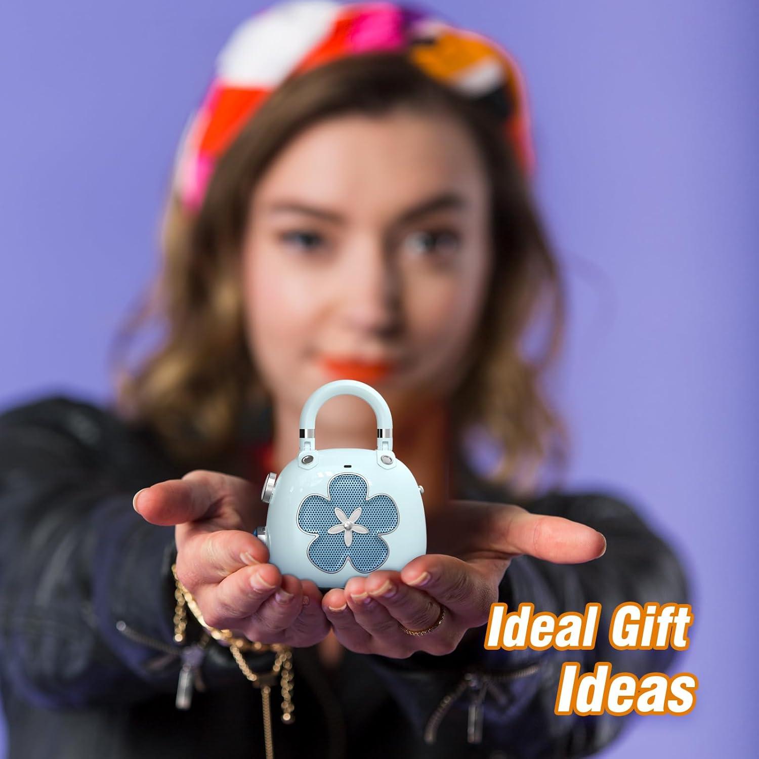 Altavoz Bluetooth DOSS Candy Mini Charm Rosa 2 en 1