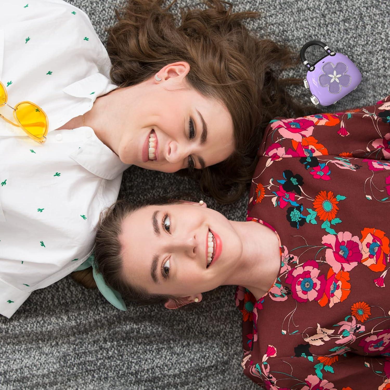 Altavoz Bluetooth DOSS Candy Mini Charm Rosa 2 en 1