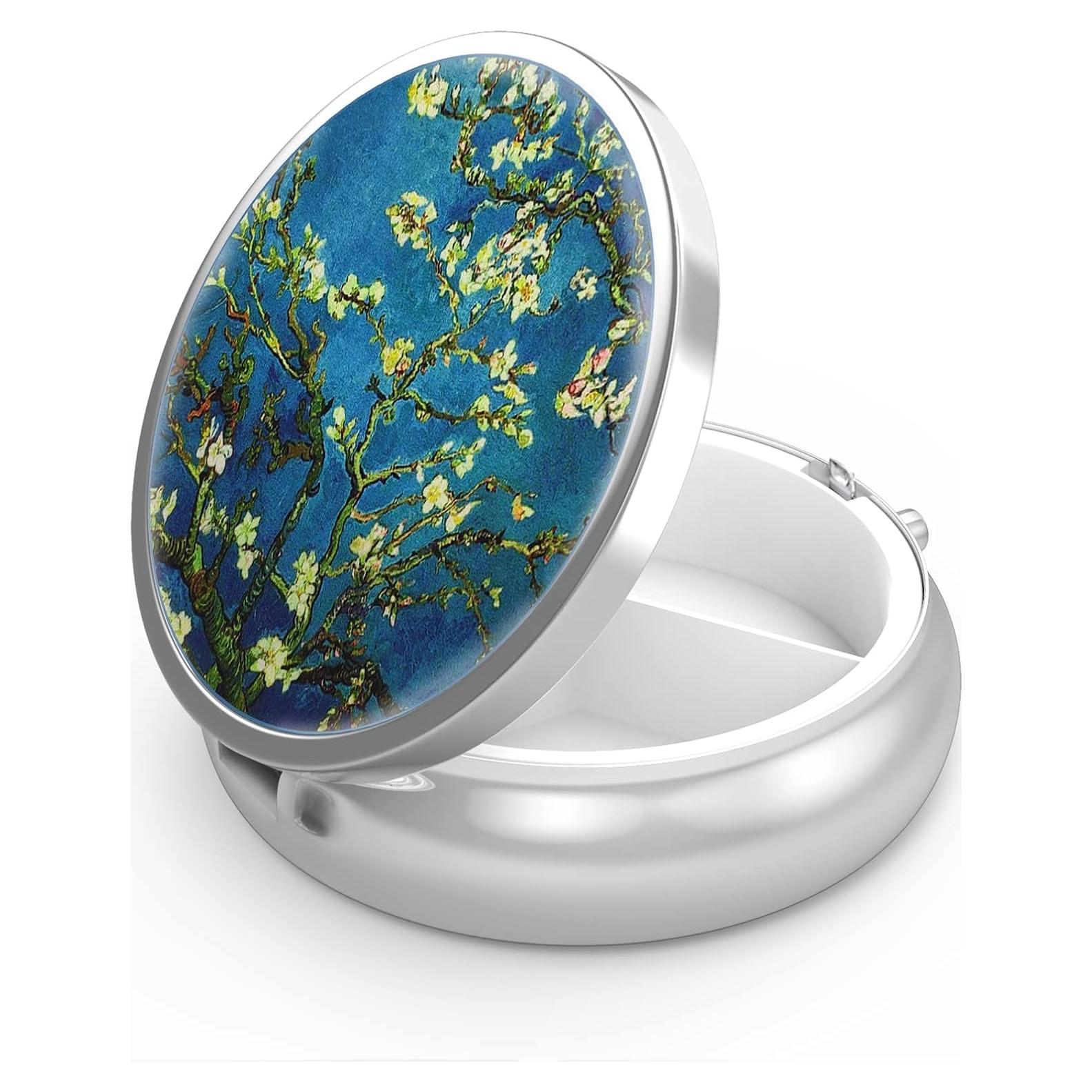 Caja de Pastillas Portátil Hion 3 Compartimentos 5x3 cm