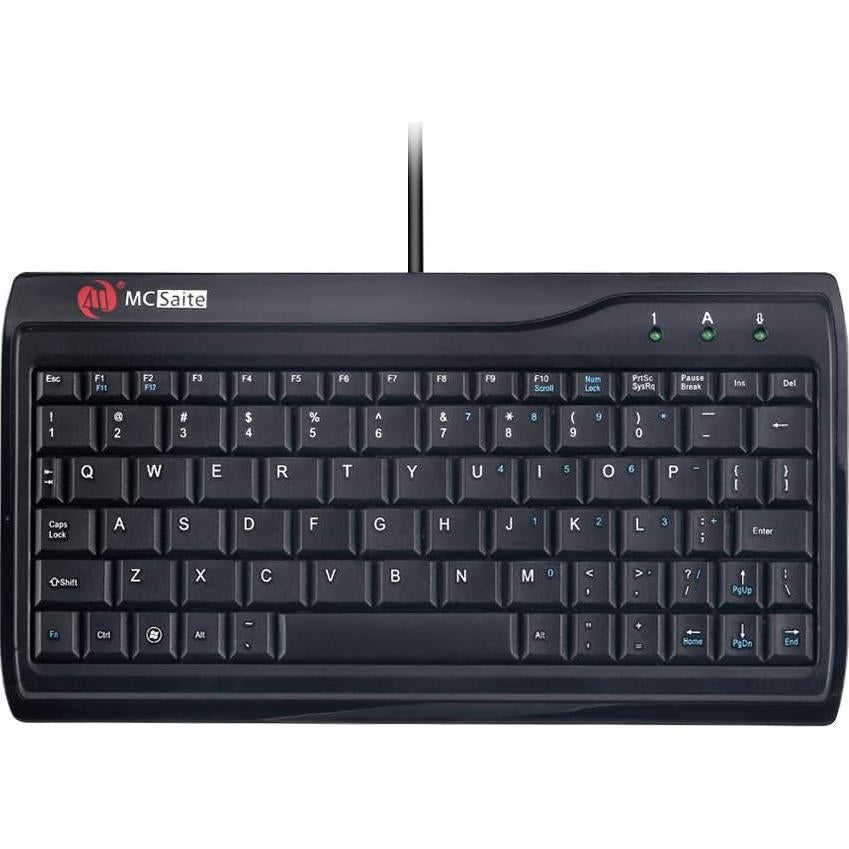 Teclado Mini USB MCSaite 78 Teclas Portátil 22x11cm