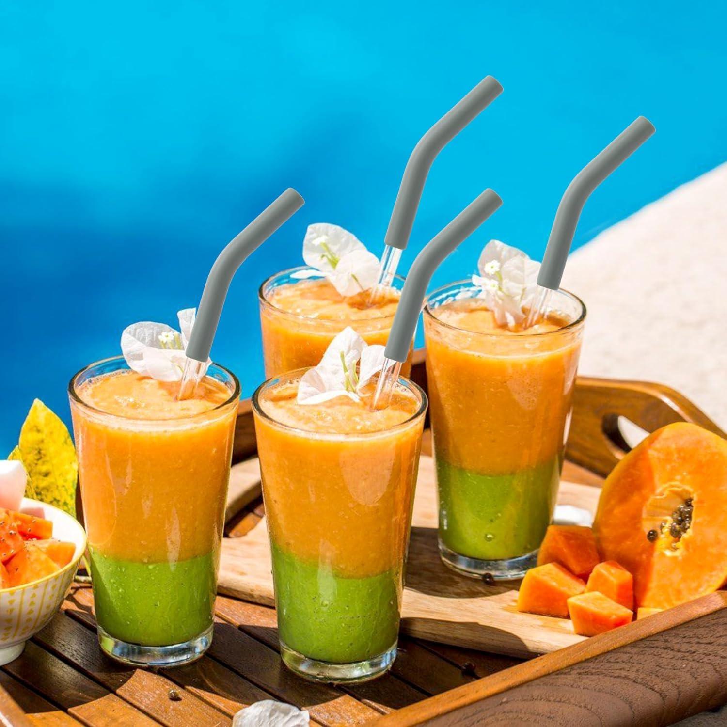 6 Puntas de Silicona Verde Militar HINZIC 8mm Reutilizables