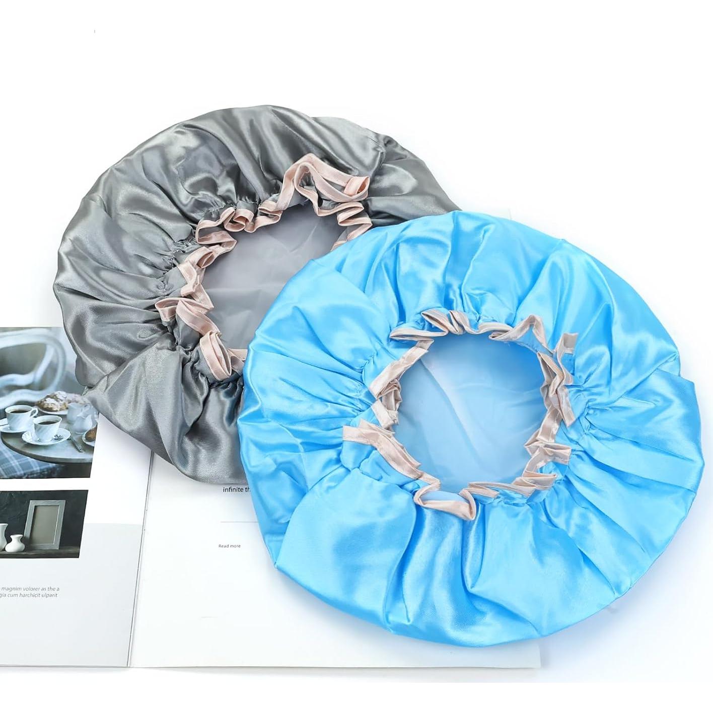 Gorro de Ducha Impermeable Reutilizable Lawie - 4 Pack Ajustable