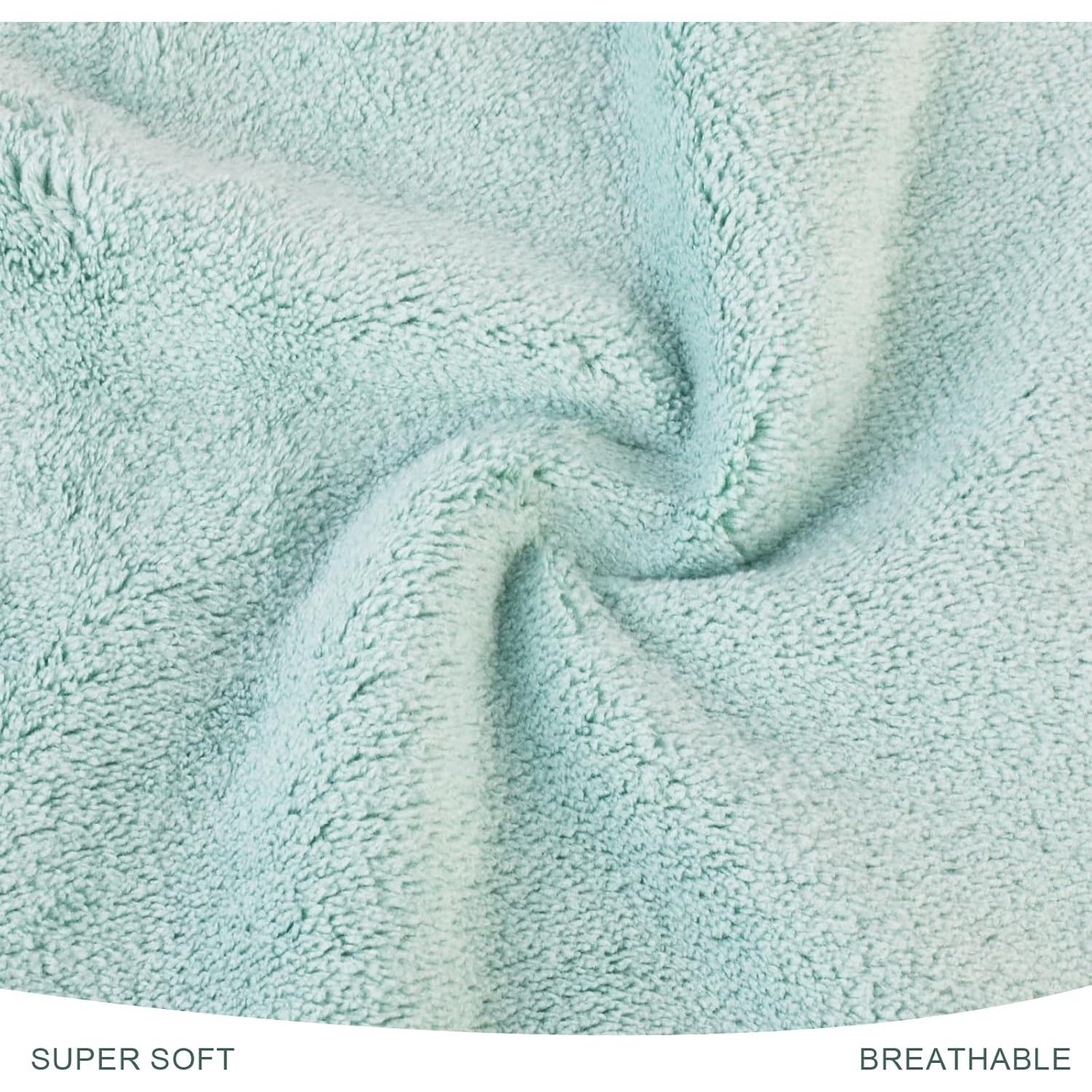 Paquete de 6 Paños Desmaquillantes Reutilizables PHOGARY Verde 20x20 cm