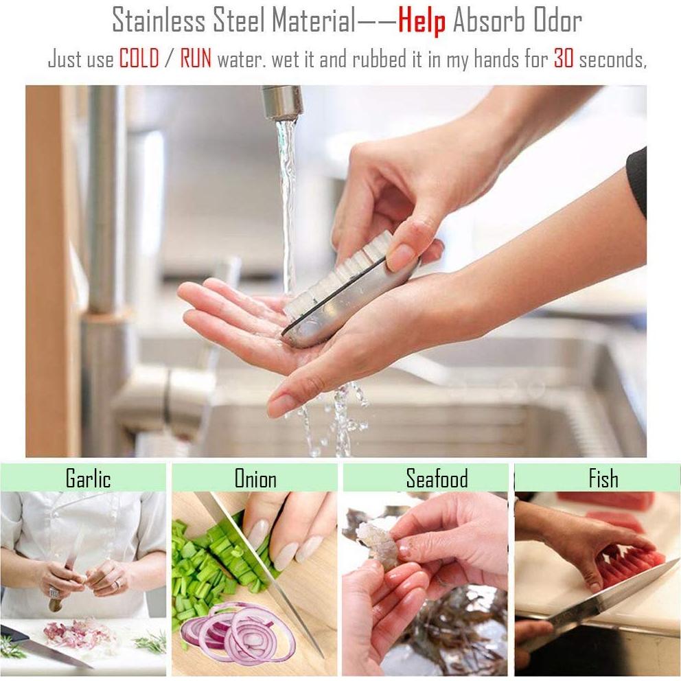 Cepillo Limpiador de Uñas de Acero Inoxidable Honomo