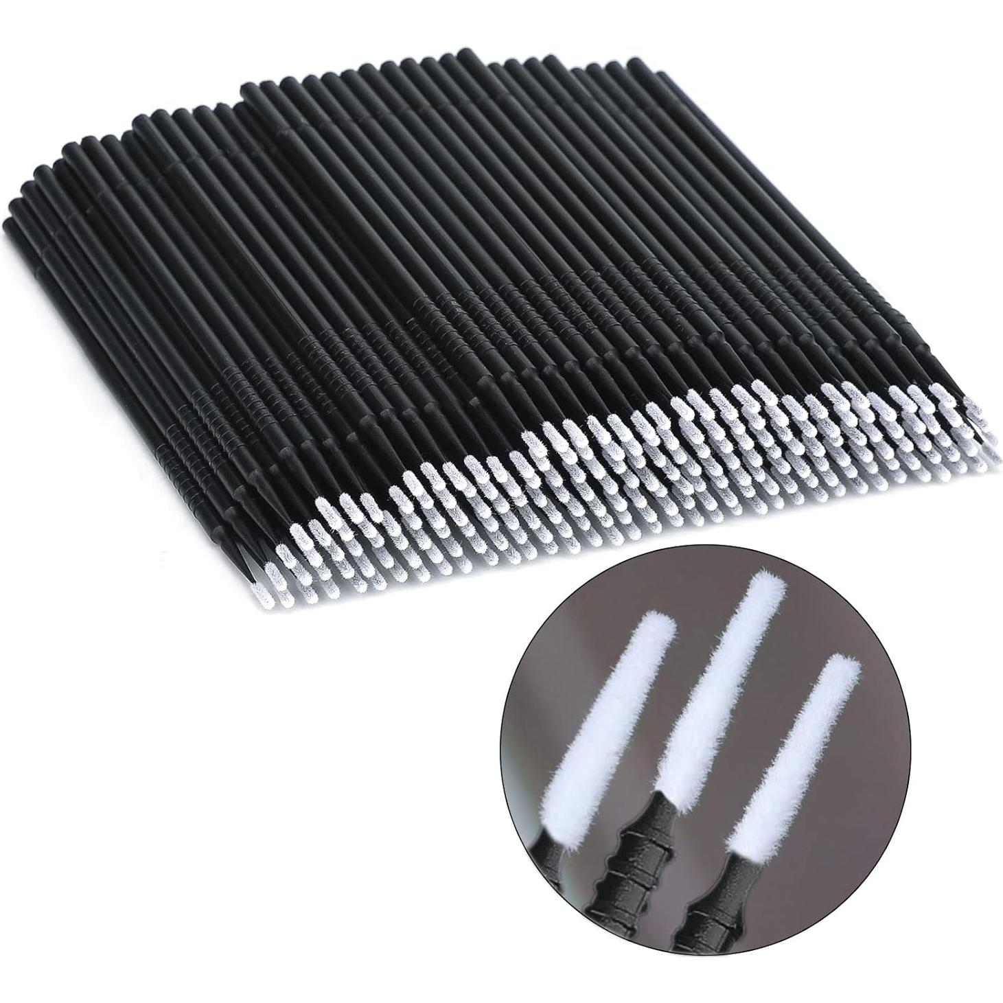 200PCS Micro Aplicadores Desechables G2PLUS - Negro 10cm
