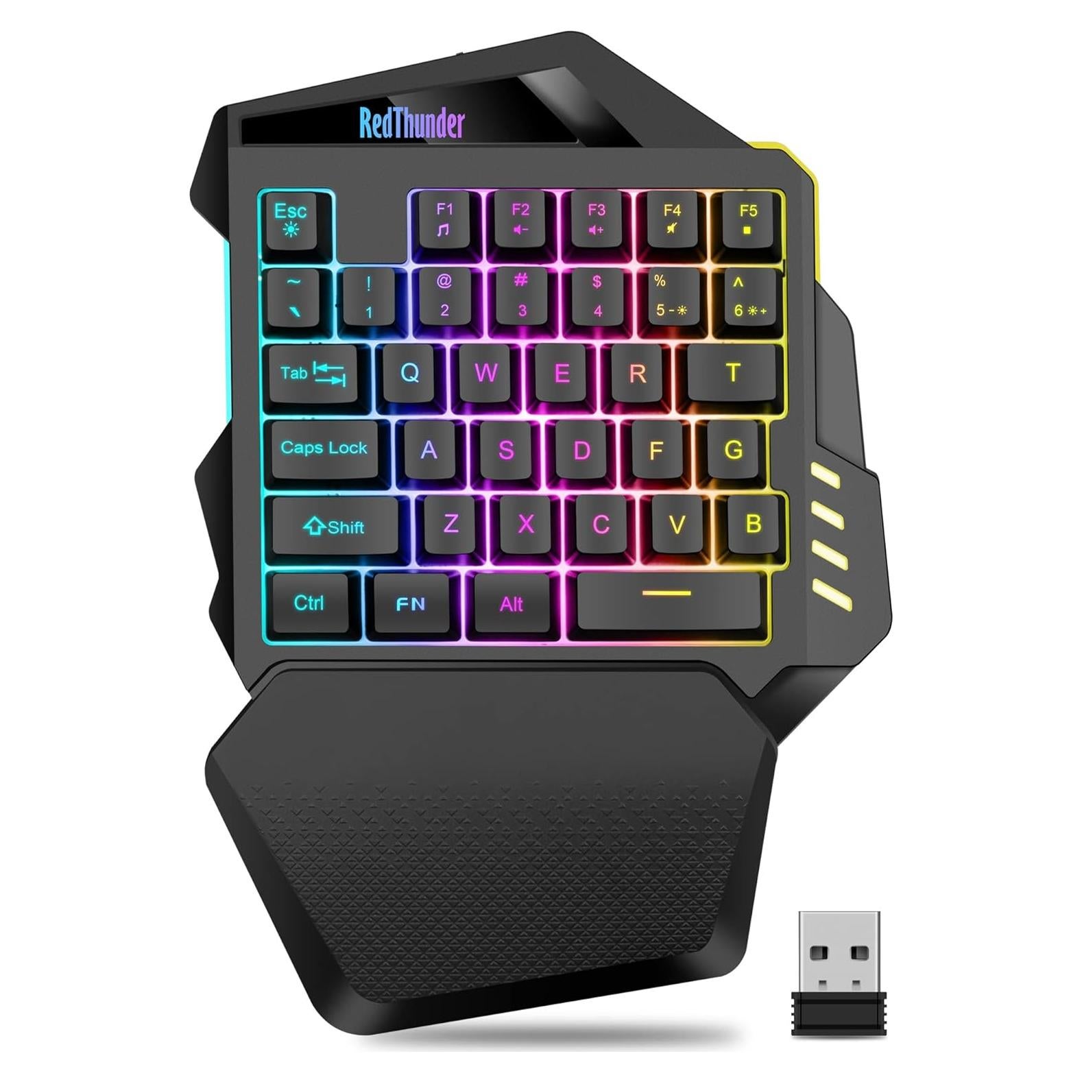 Teclado Gaming Inalámbrico RedThunder G60 Mini RGB 35 Teclas