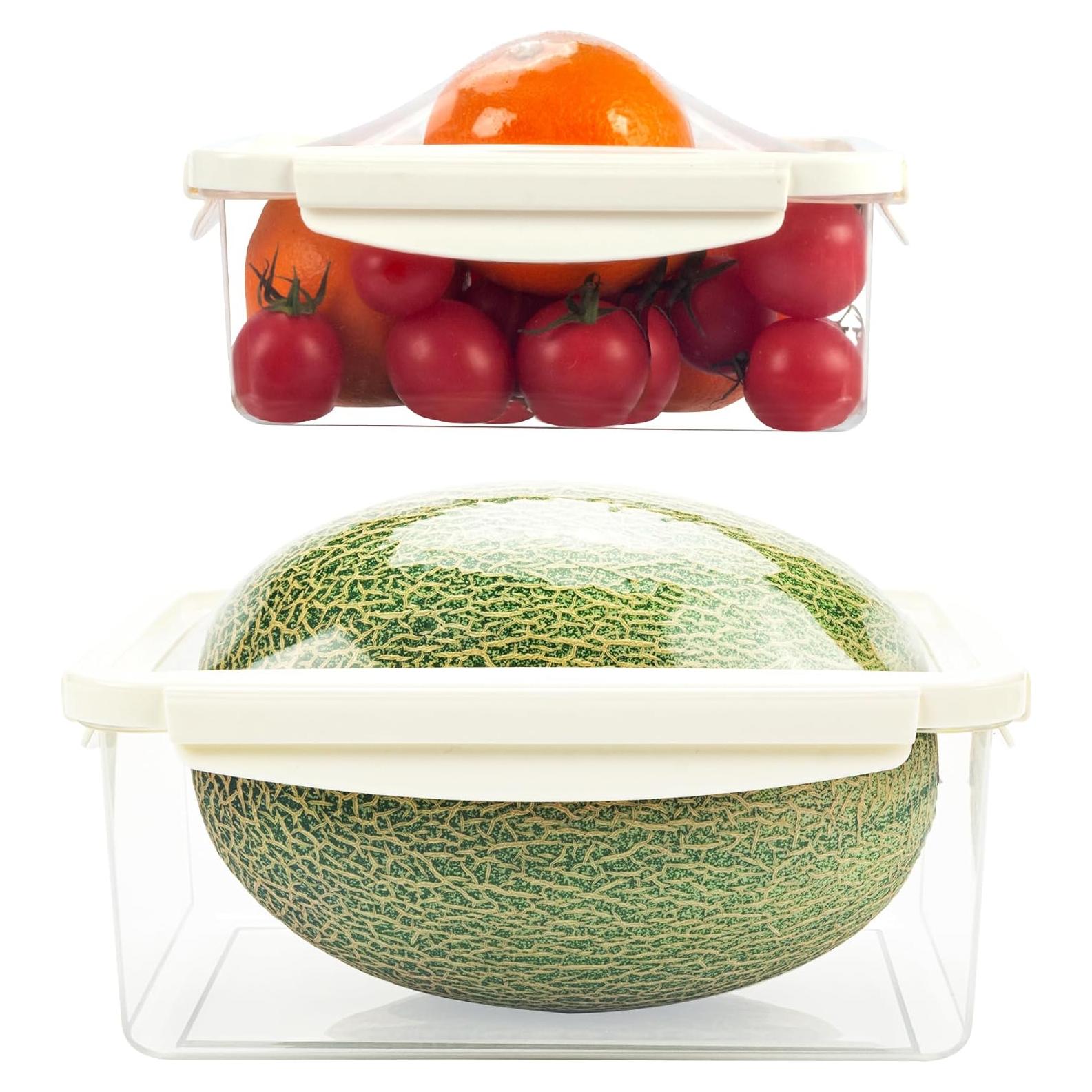 Contenedores de Almacenamiento de Alimentos Shantou 2 Pcs M+L