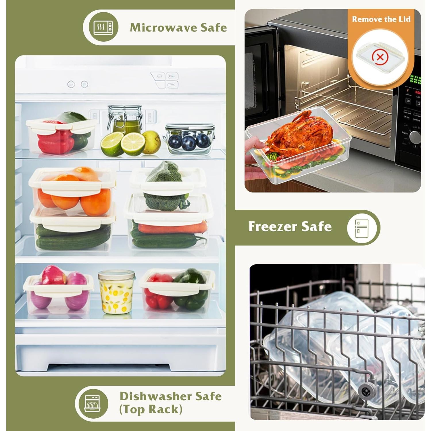 Contenedores de Almacenamiento de Alimentos Shantou 2 Pcs M+L