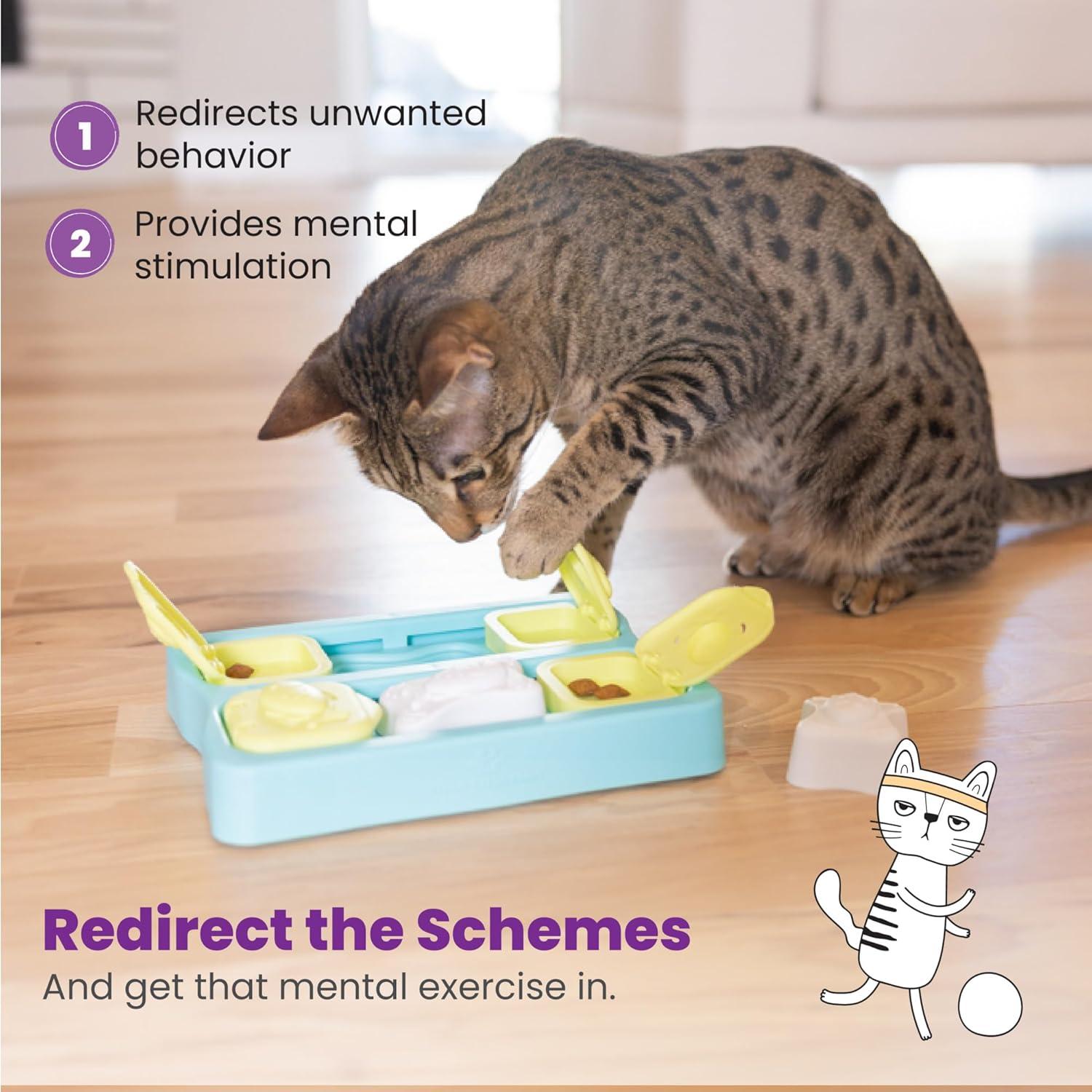 Rompecabezas Interactivo para Gatos Kitty Cube Catstages